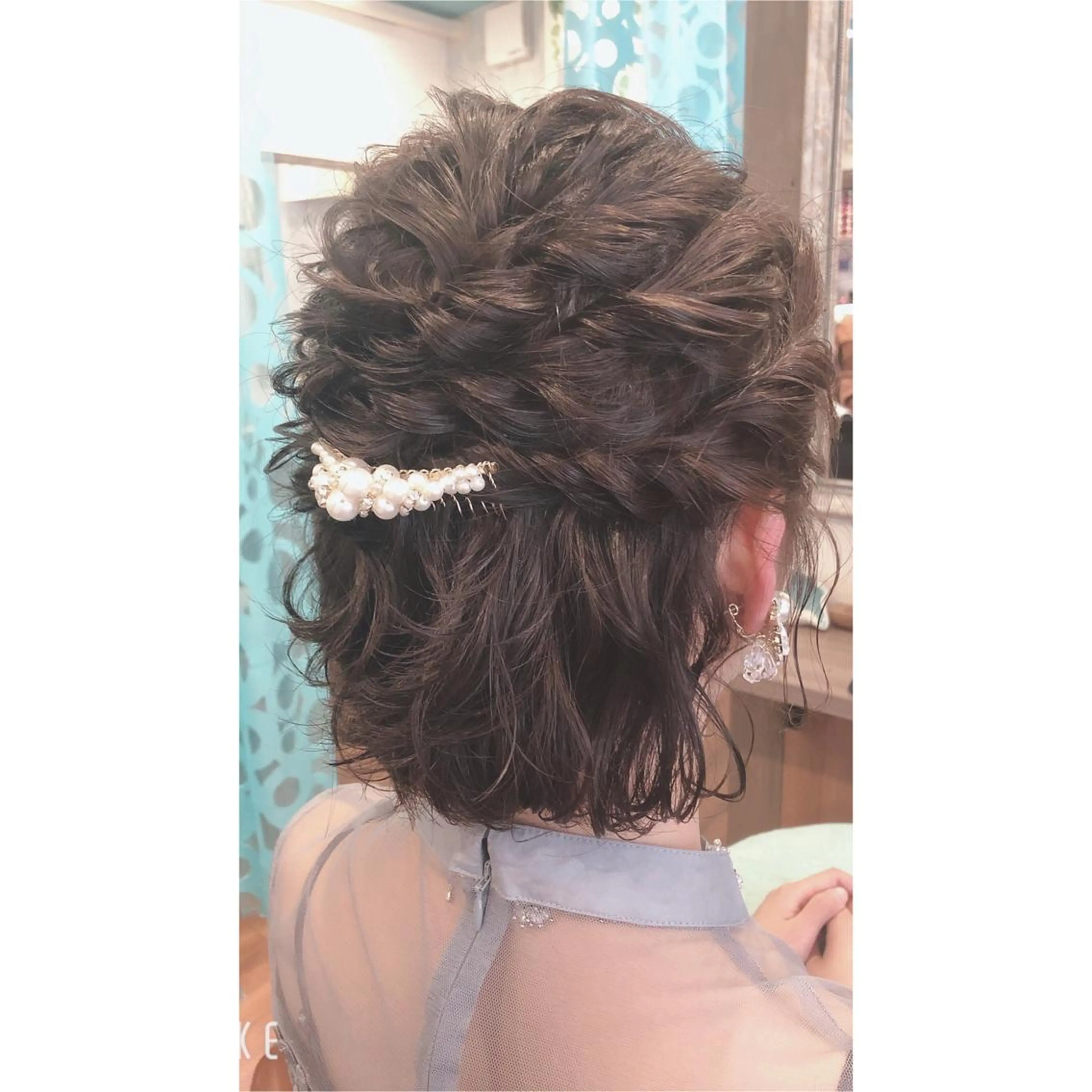 ヘアアレンジ ハーフアップ ヘアセット ボブ支持率NO1 🌈CHIKAのヘアスタイル