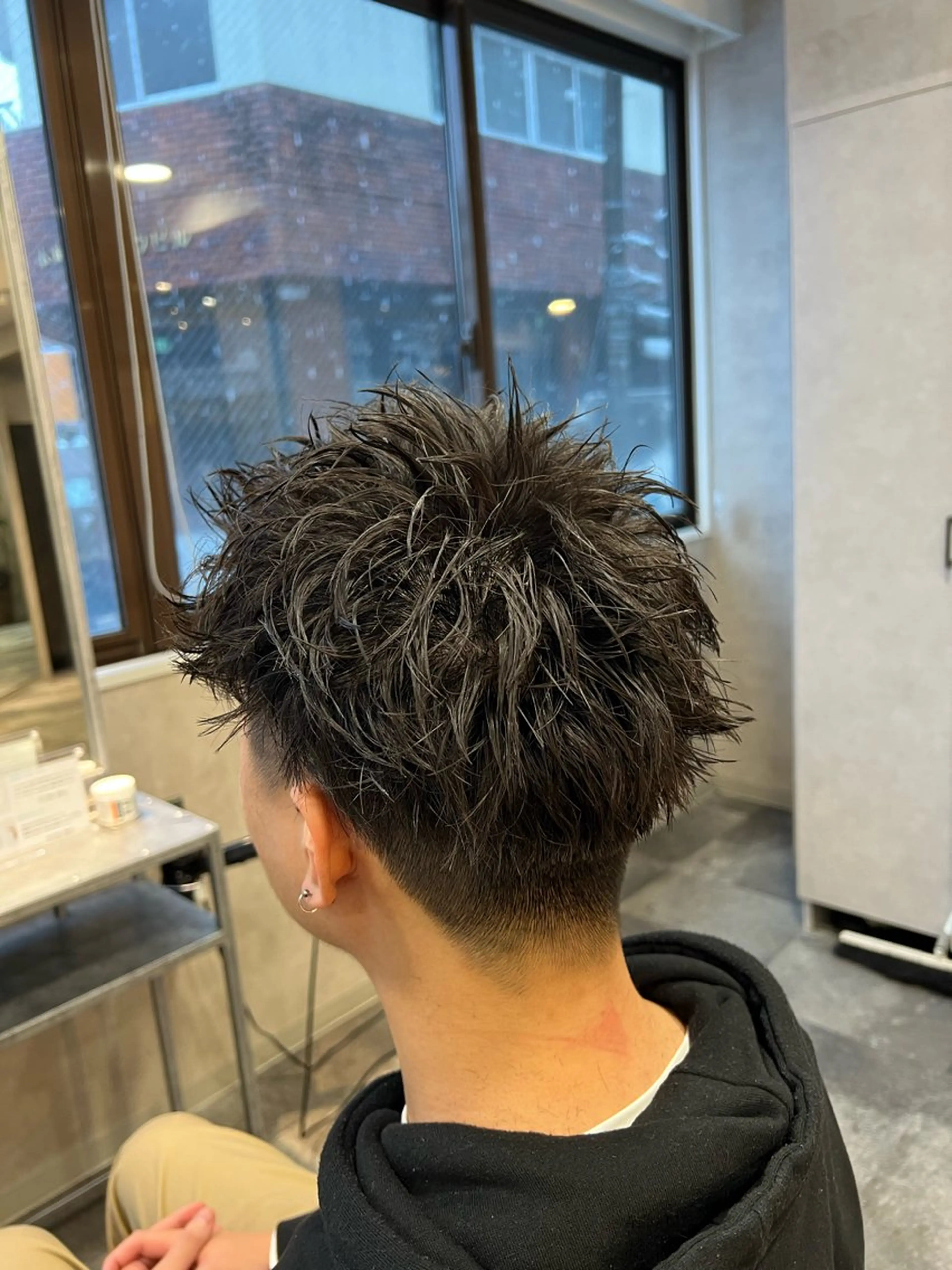 ショート パーマ ヘアアレンジ メンズ メンズパーマ カット パーマ メンズ特化/カラー/ パーマ/ケイシンのヘアスタイル