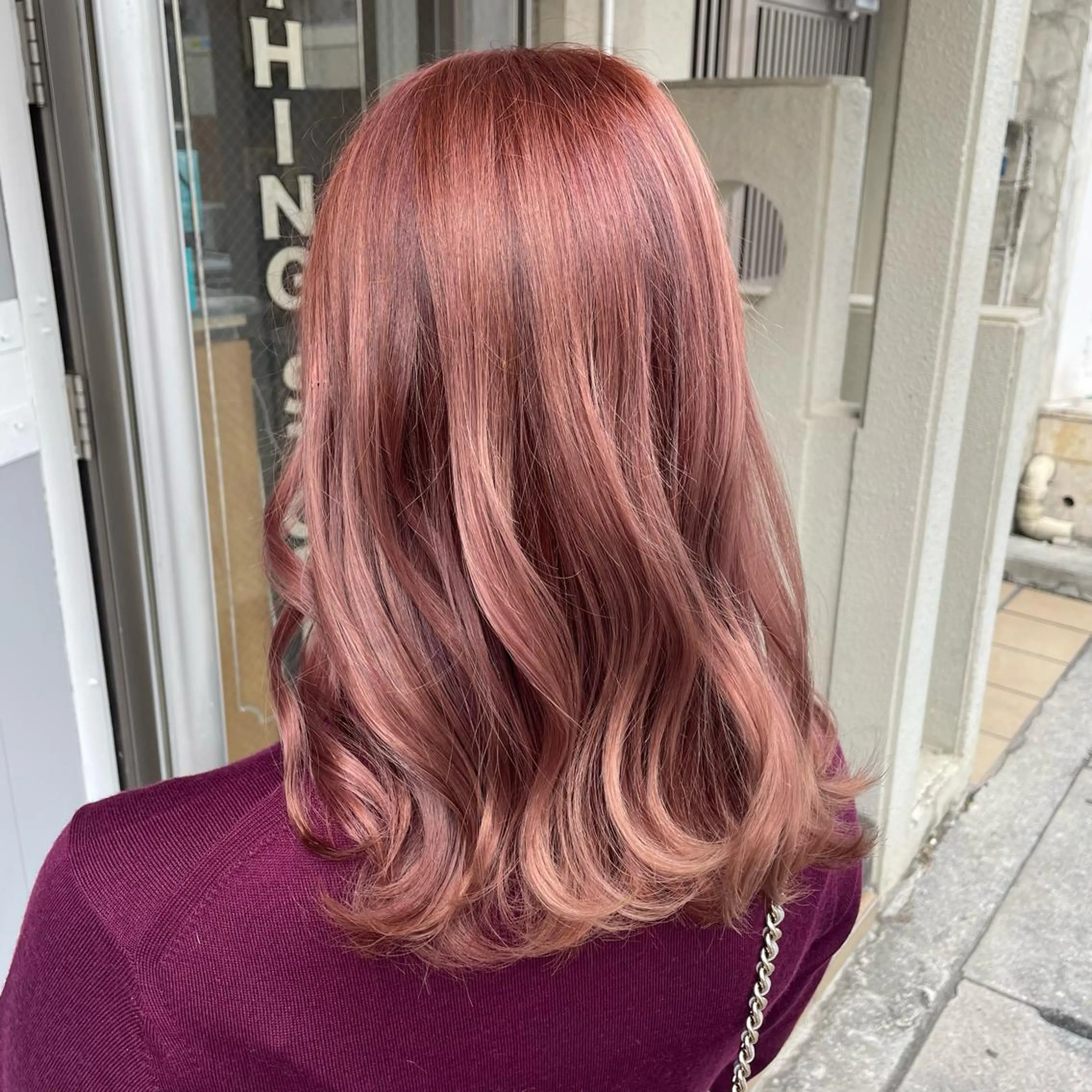 セミロング カラー ヘアカラー miloc那覇 MIKUのヘアスタイル
