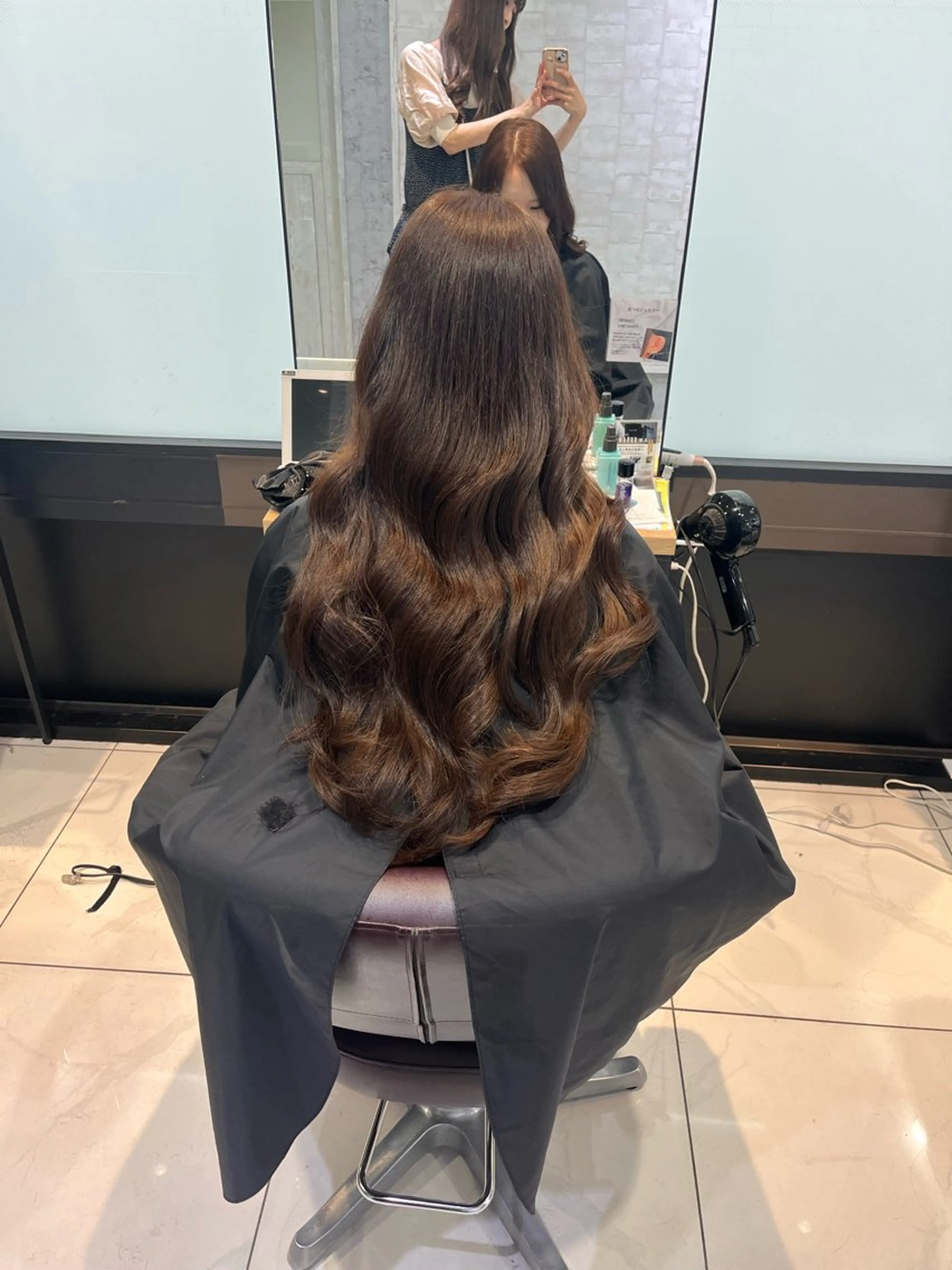 ロング カラー カット ヘアカラー トリートメント 🩰モテ艶girly ヘア🐇彩香‎🪡♡のヘアスタイル