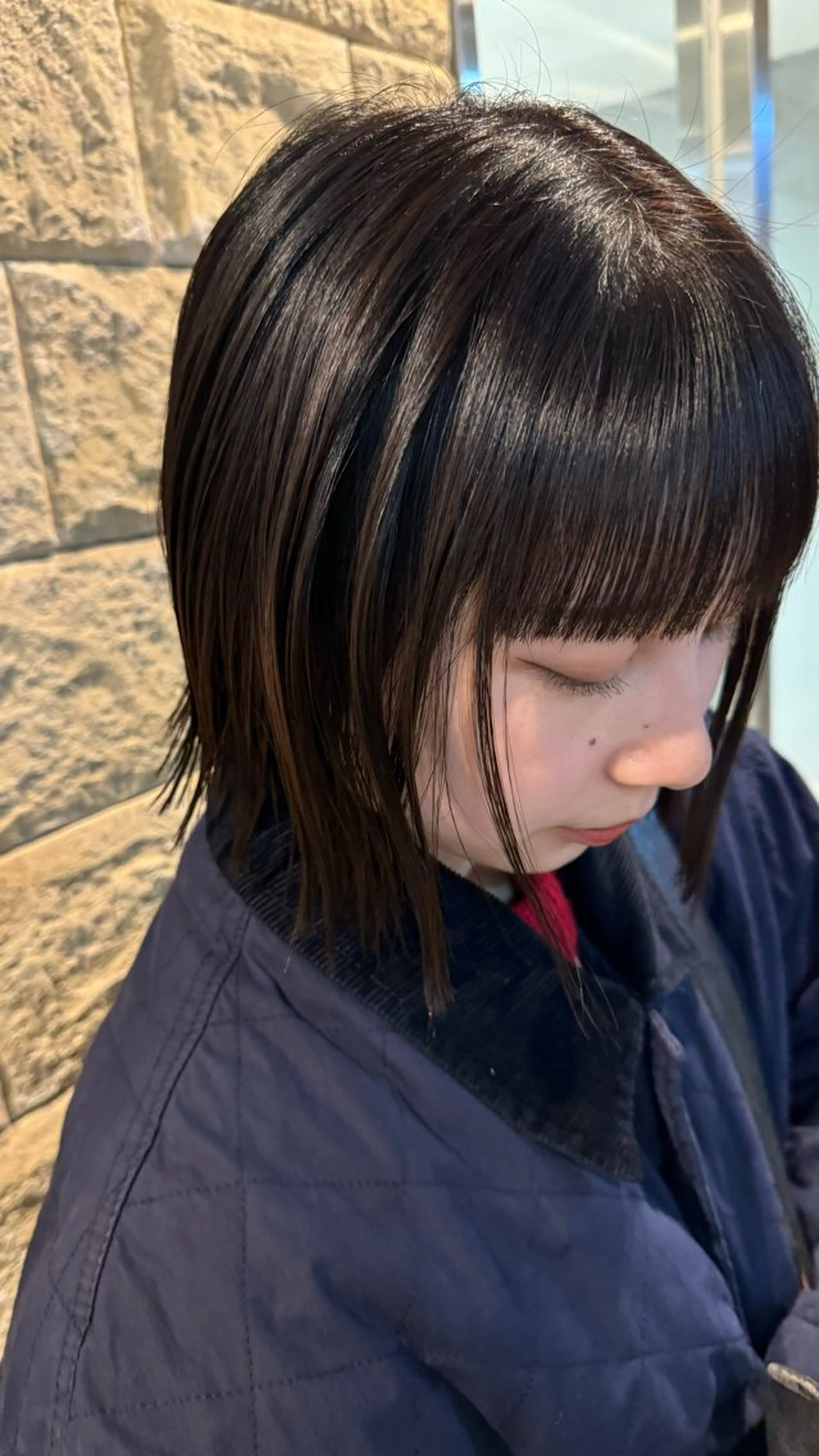 ショート 高円寺/艶カラー/ レイヤーカットのヘアスタイル