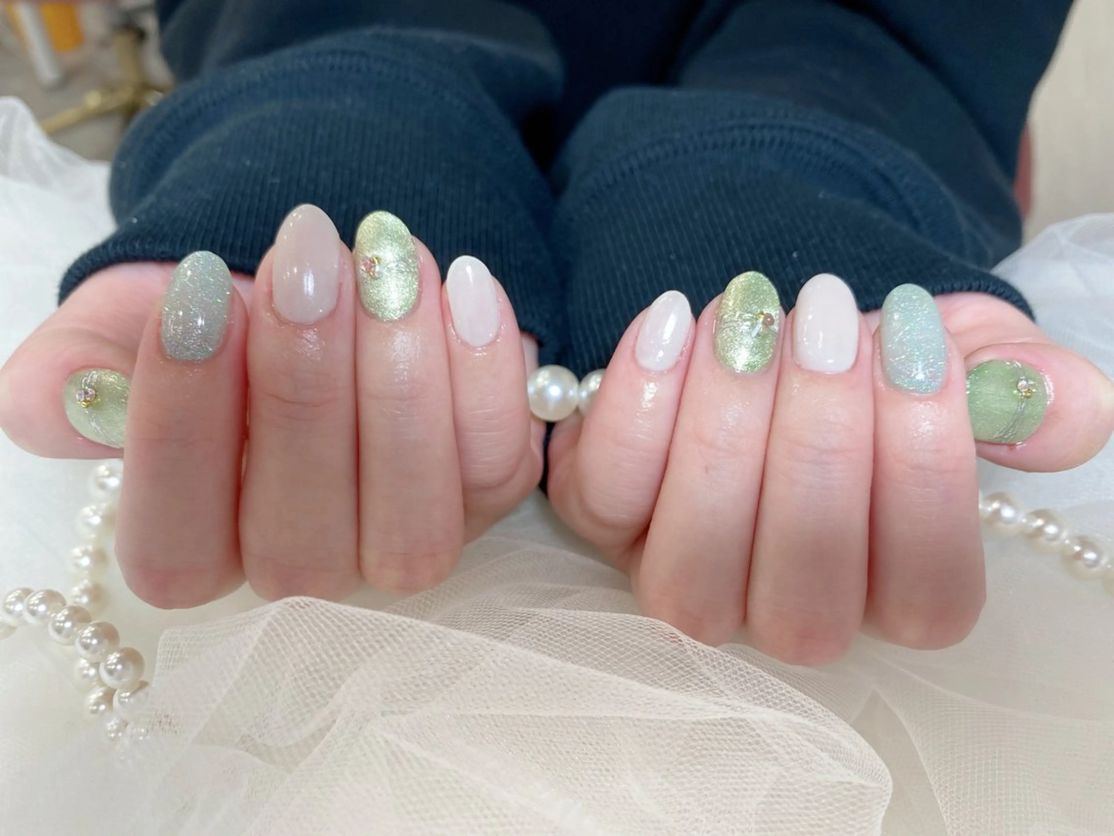 ネイル シンプルネイル 渡辺 芙実のネイルデザイン