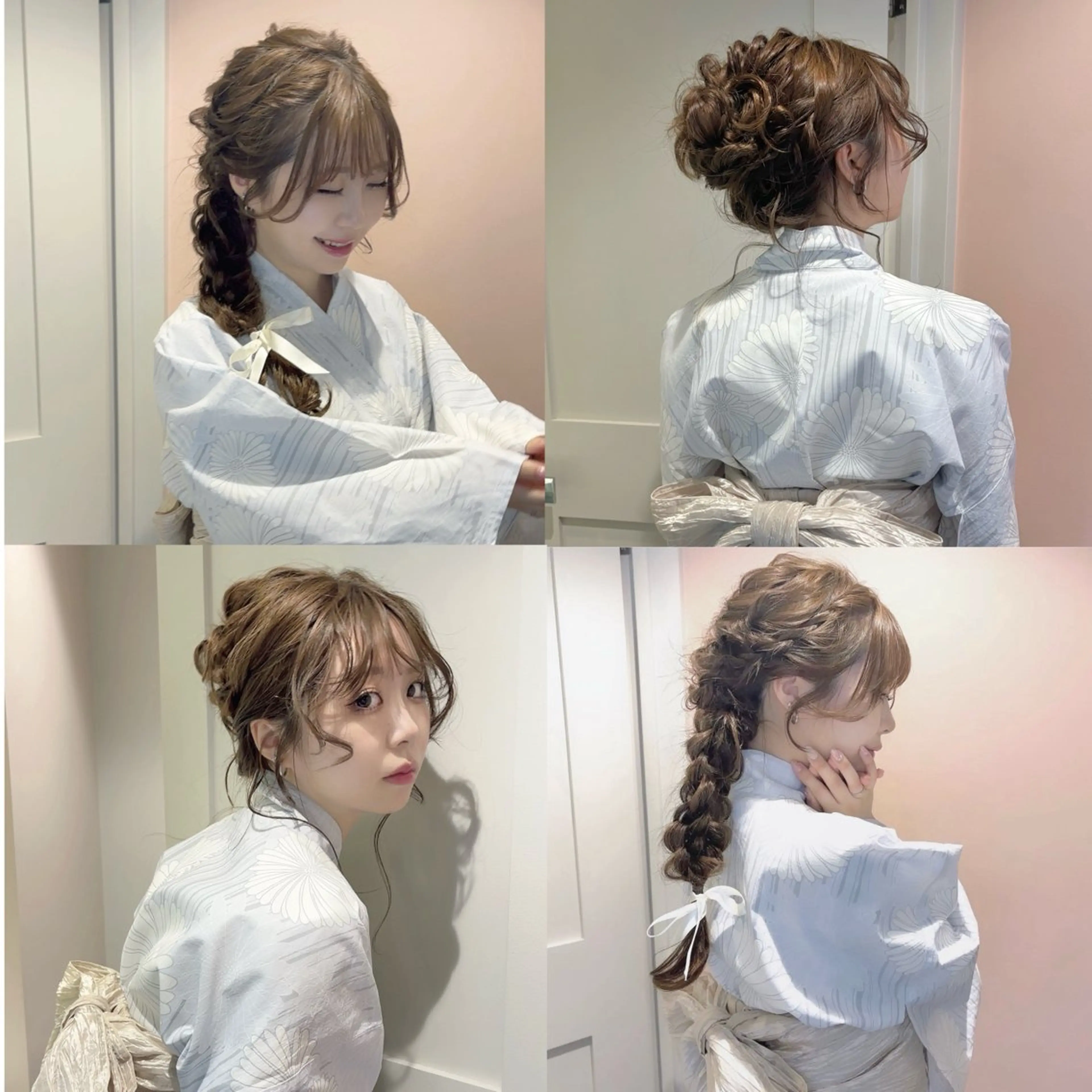 浴衣着付け＋ヘアセット🍧♡の写真