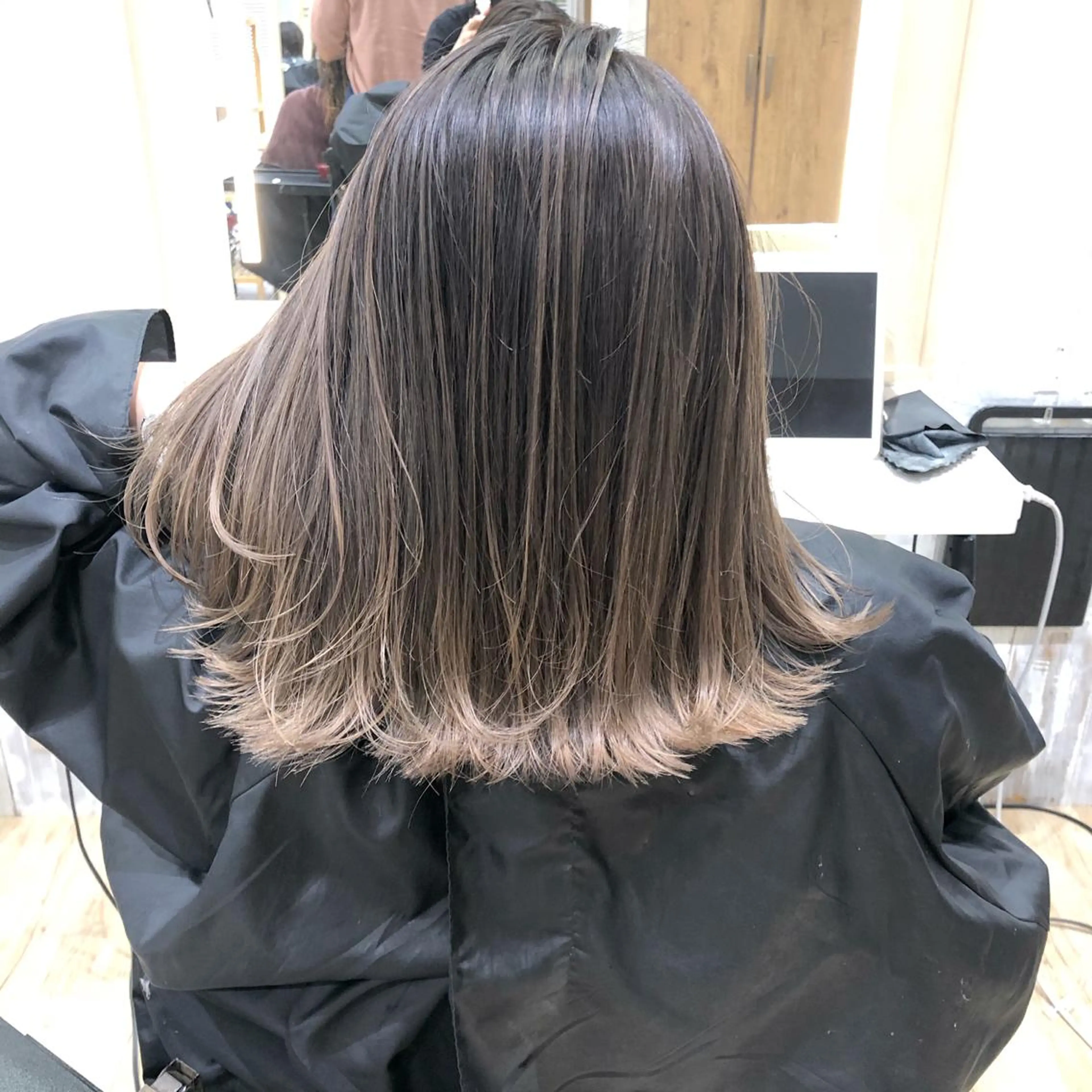 ミディアム カラー カット ヘアカラー ❤️ダブルカラー 髪質改善❤️SAYAのヘアスタイル