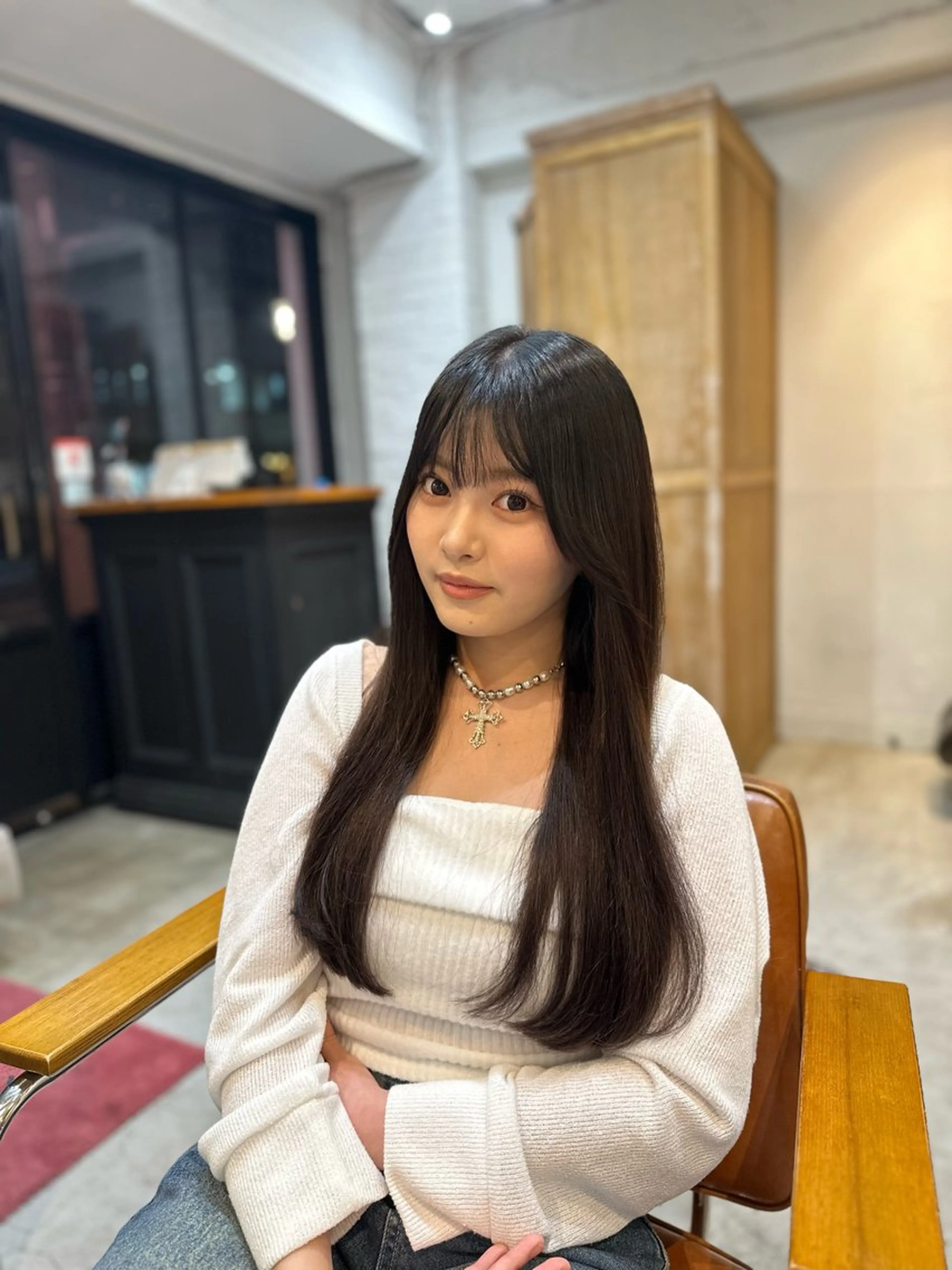 ロング カット ヘアカラー PARIS hair salon所属・秋葉原　柏木絢汰 ✨当日予約okのヘアスタイル