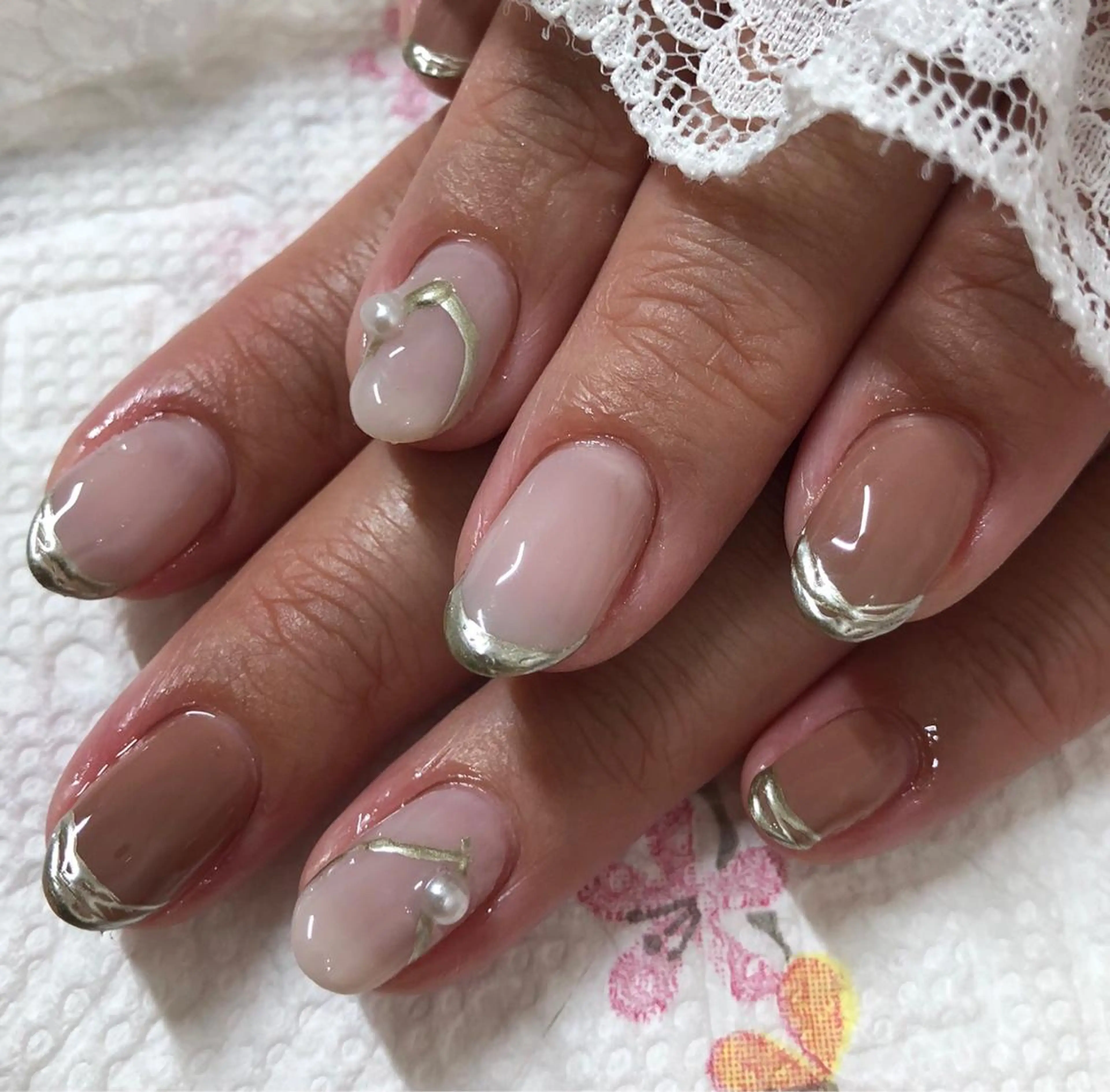 ネイル ニュアンスネイル privatenailsalon me所属・kato tomomiのネイルデザイン
