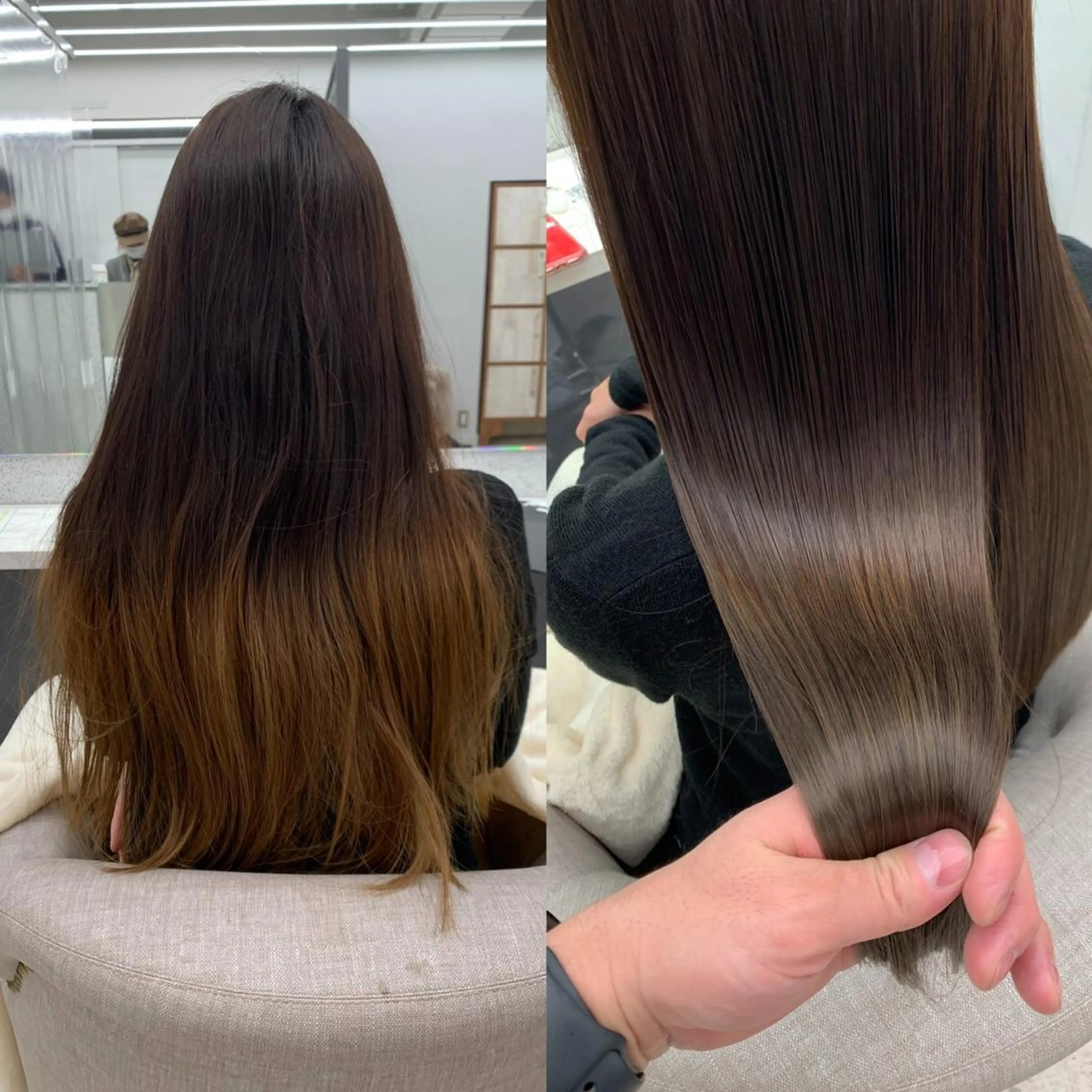 ロング カラー 指名支持率NO.1 スタイリストのヘアスタイル