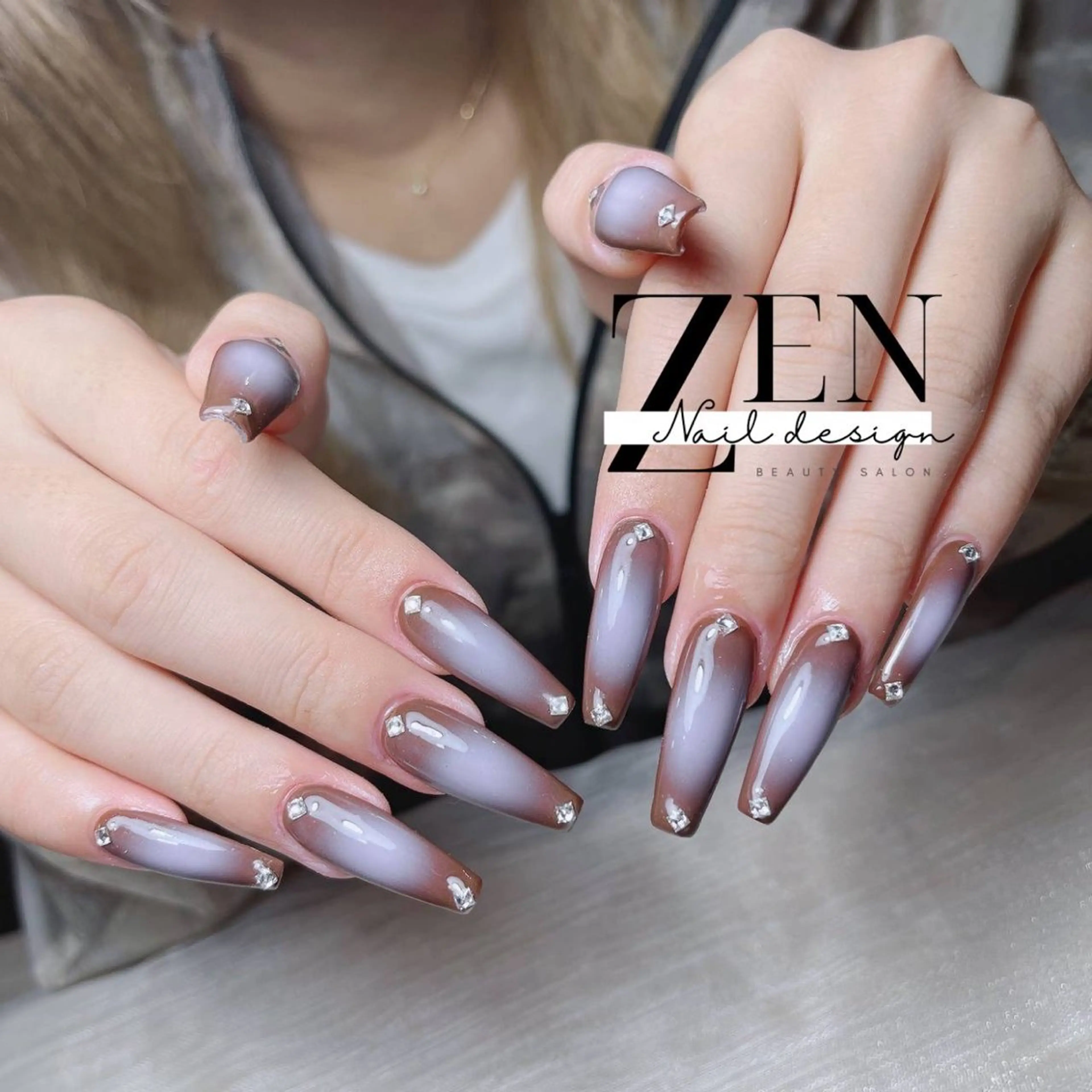 ネイル 持ち込み スカルプネイル ネイルチップ ハンドネイル Zen Nail Designのネイルデザイン