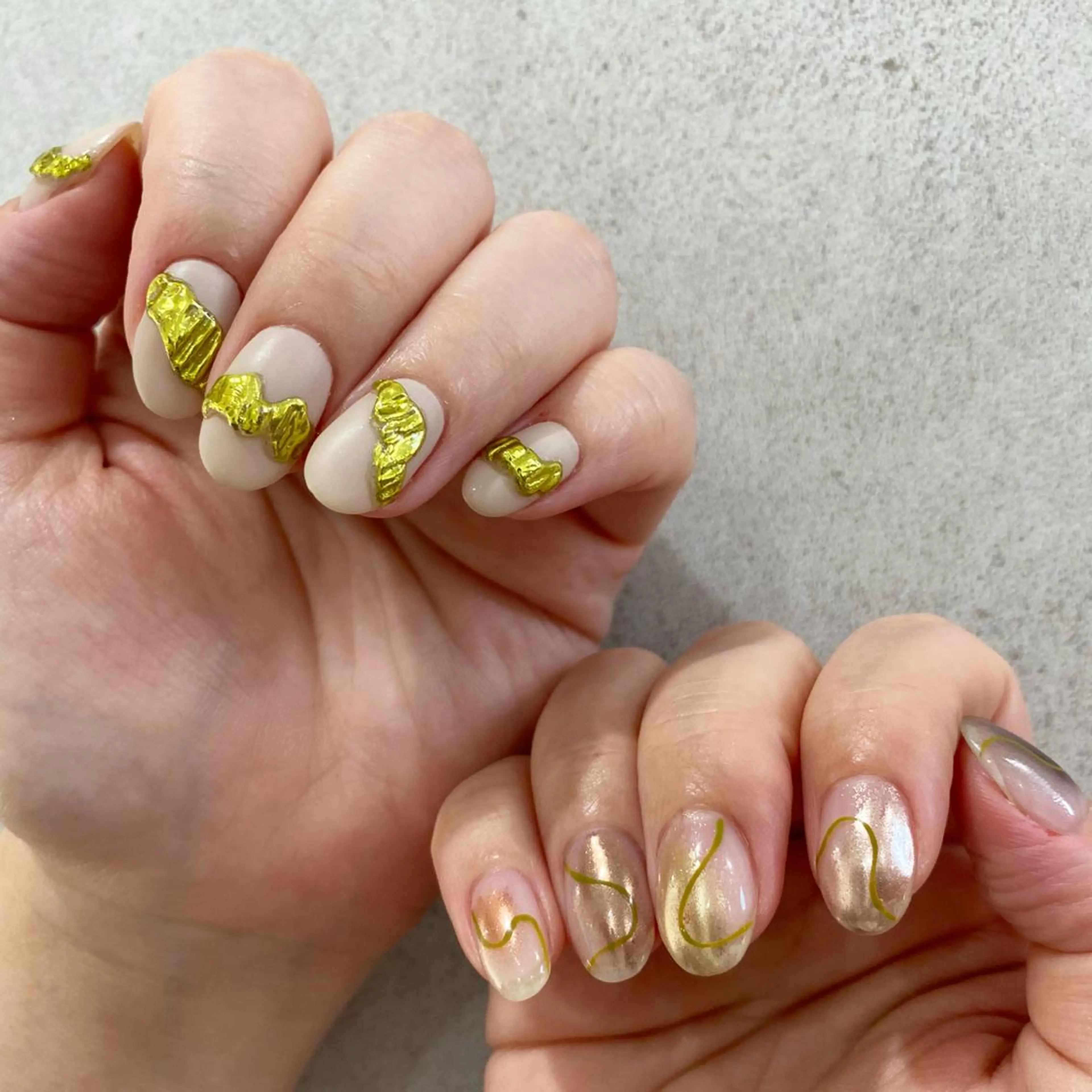 ネイル ぷっくりネイル ハンドネイル hyakutake itsumiのネイルデザイン