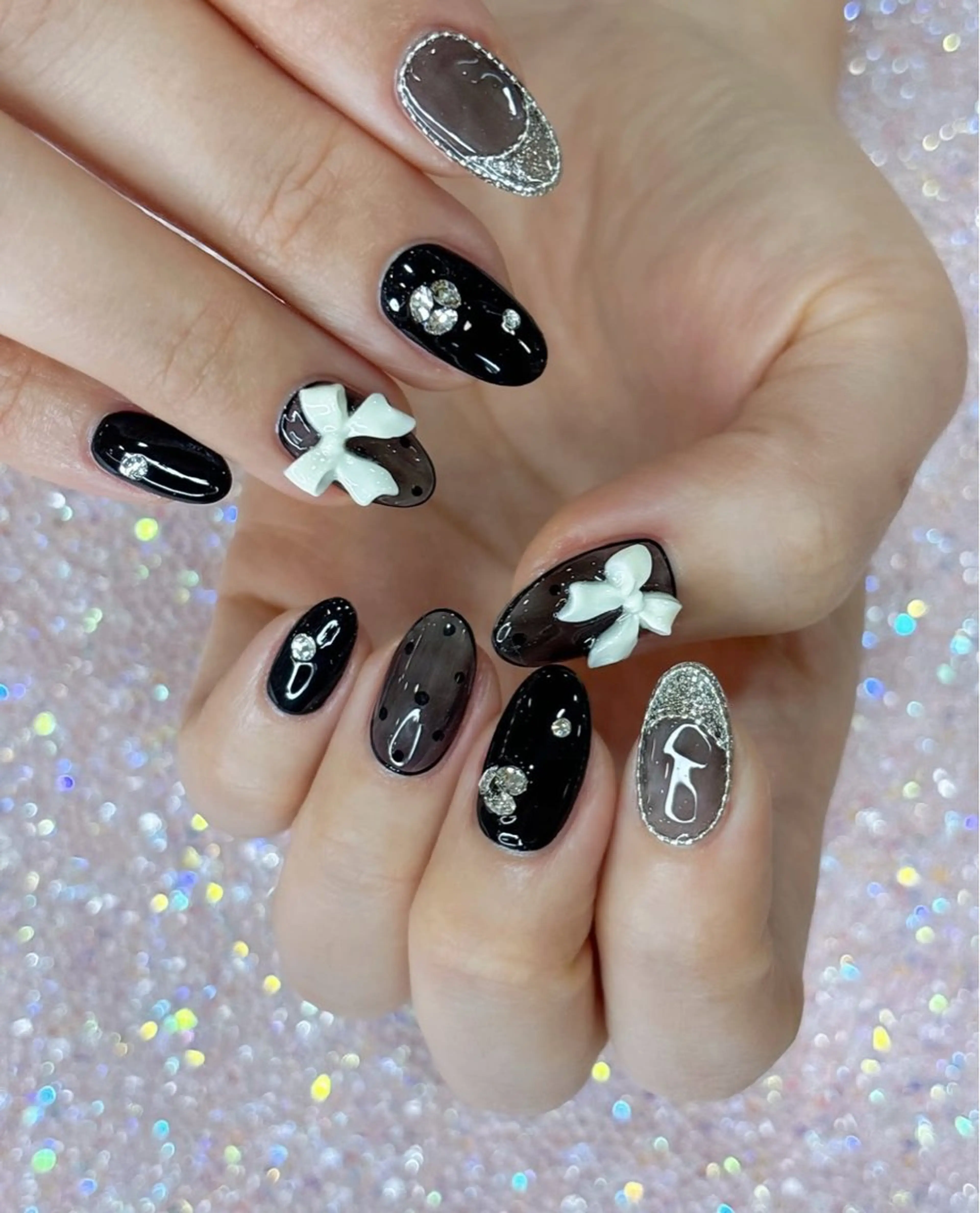 ネイル アニマル柄 オーロラネイル チークネイル フラッシュネイル ジェルネイル ハンドネイル T.A Nail Salon所属・T.A Nail Salonのネイルデザイン