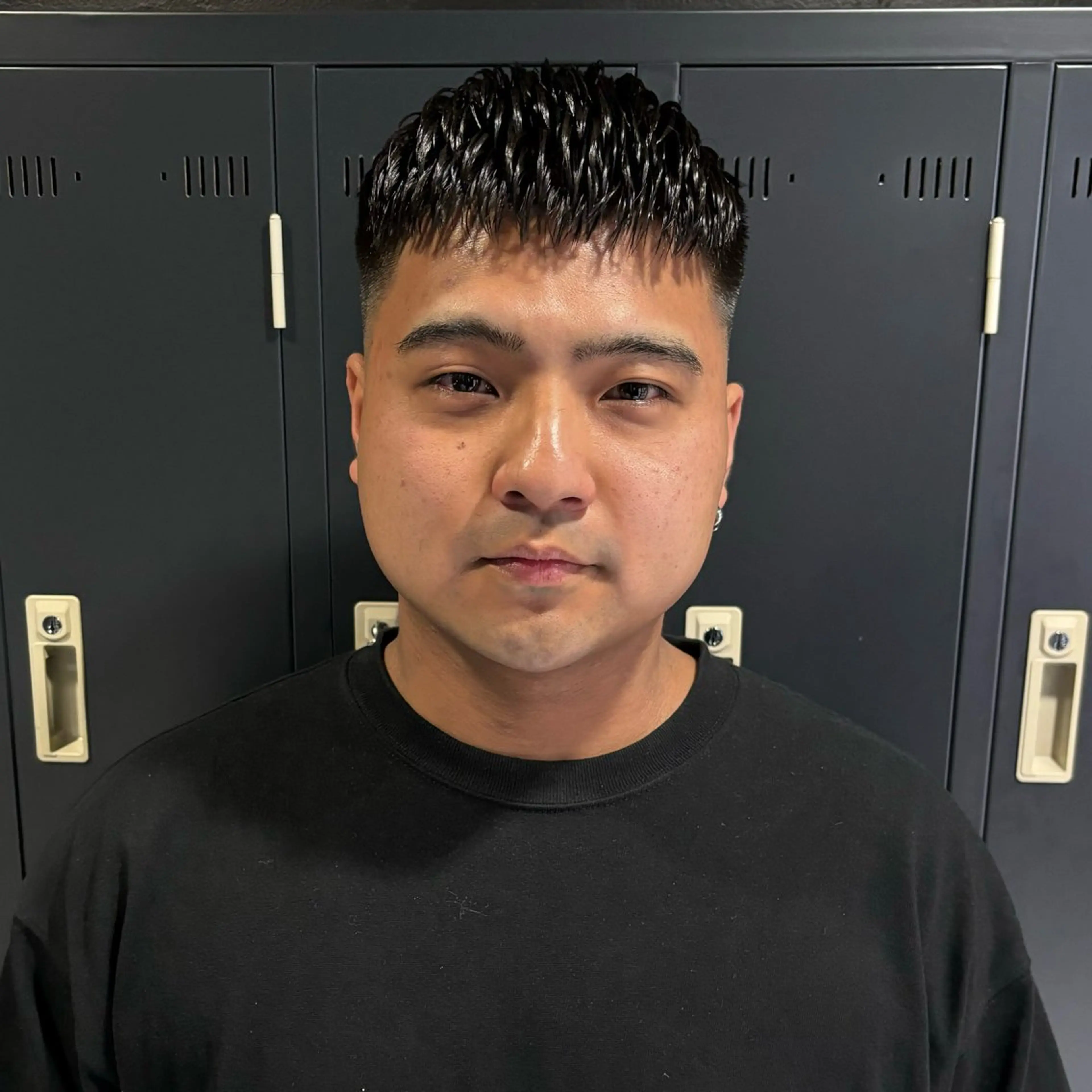 ショート パーマ メンズ カット パーマ スパイキーショート アメ村【戸兵吏駒】のヘアスタイル
