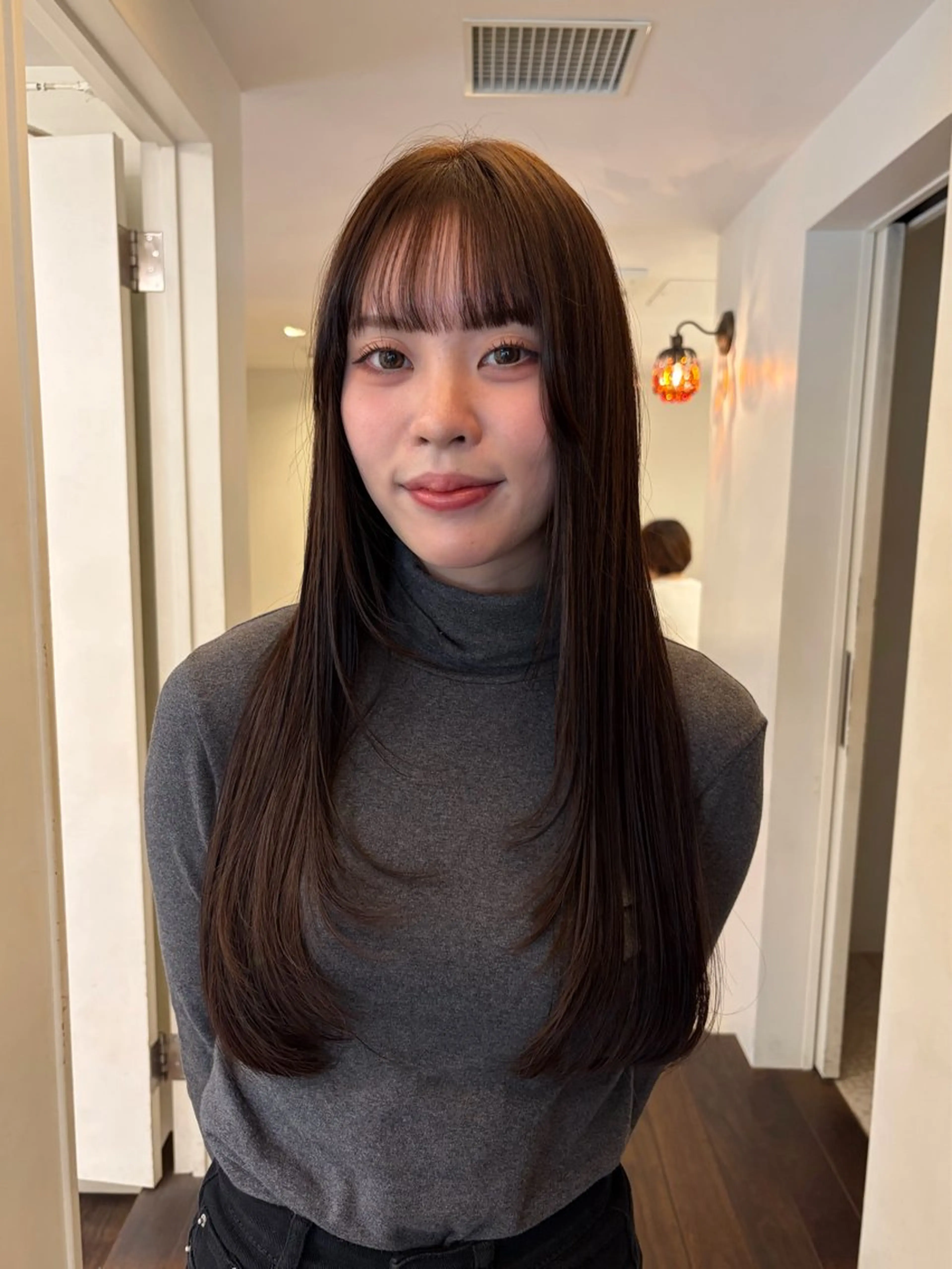 ロング ハイレイヤー レイヤーカット るな/暖色、 ベージュカラー🎀のヘアスタイル