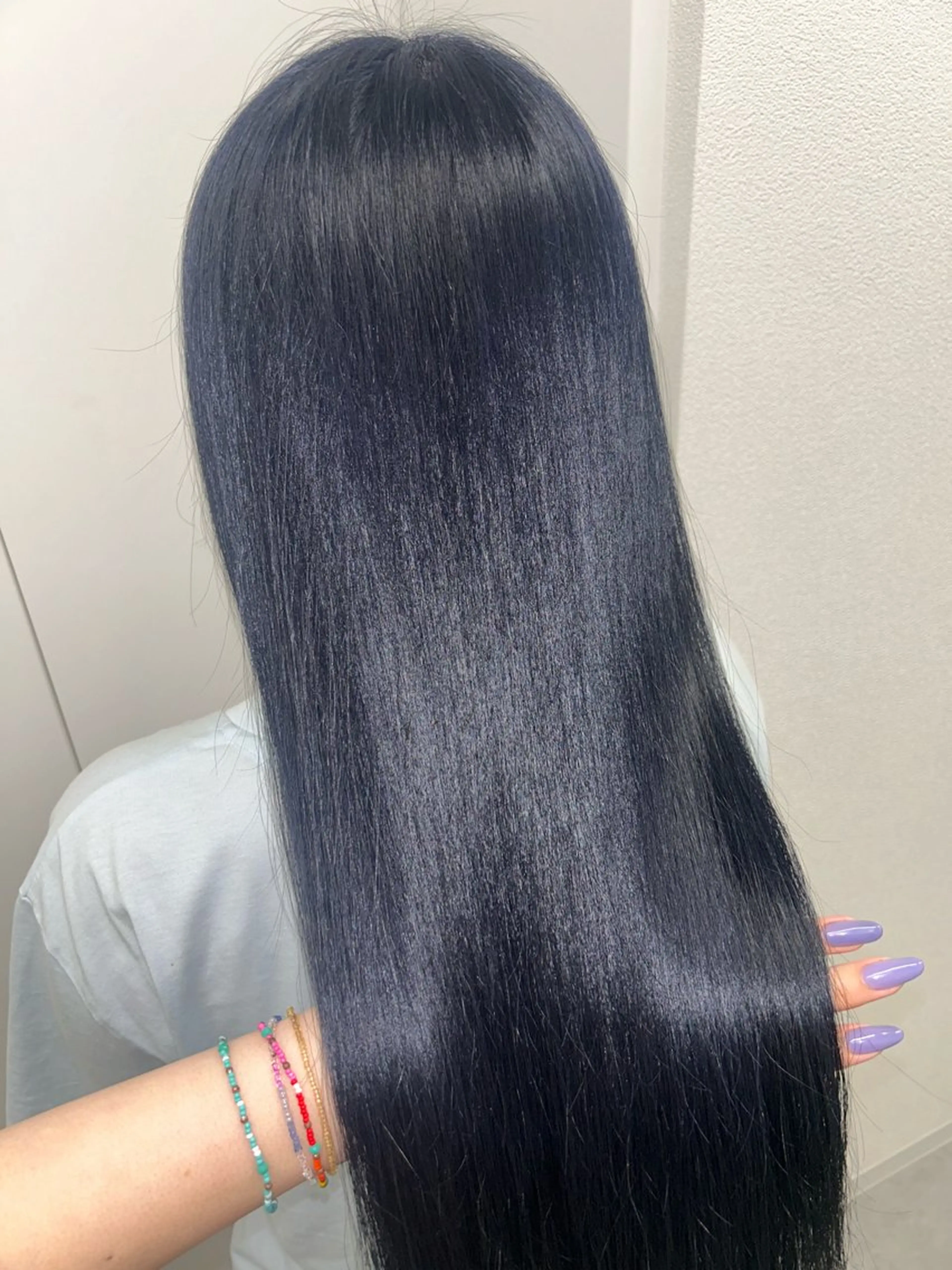 カラー 🩶niina 暗髪韓国系カラー🩶のヘアスタイル