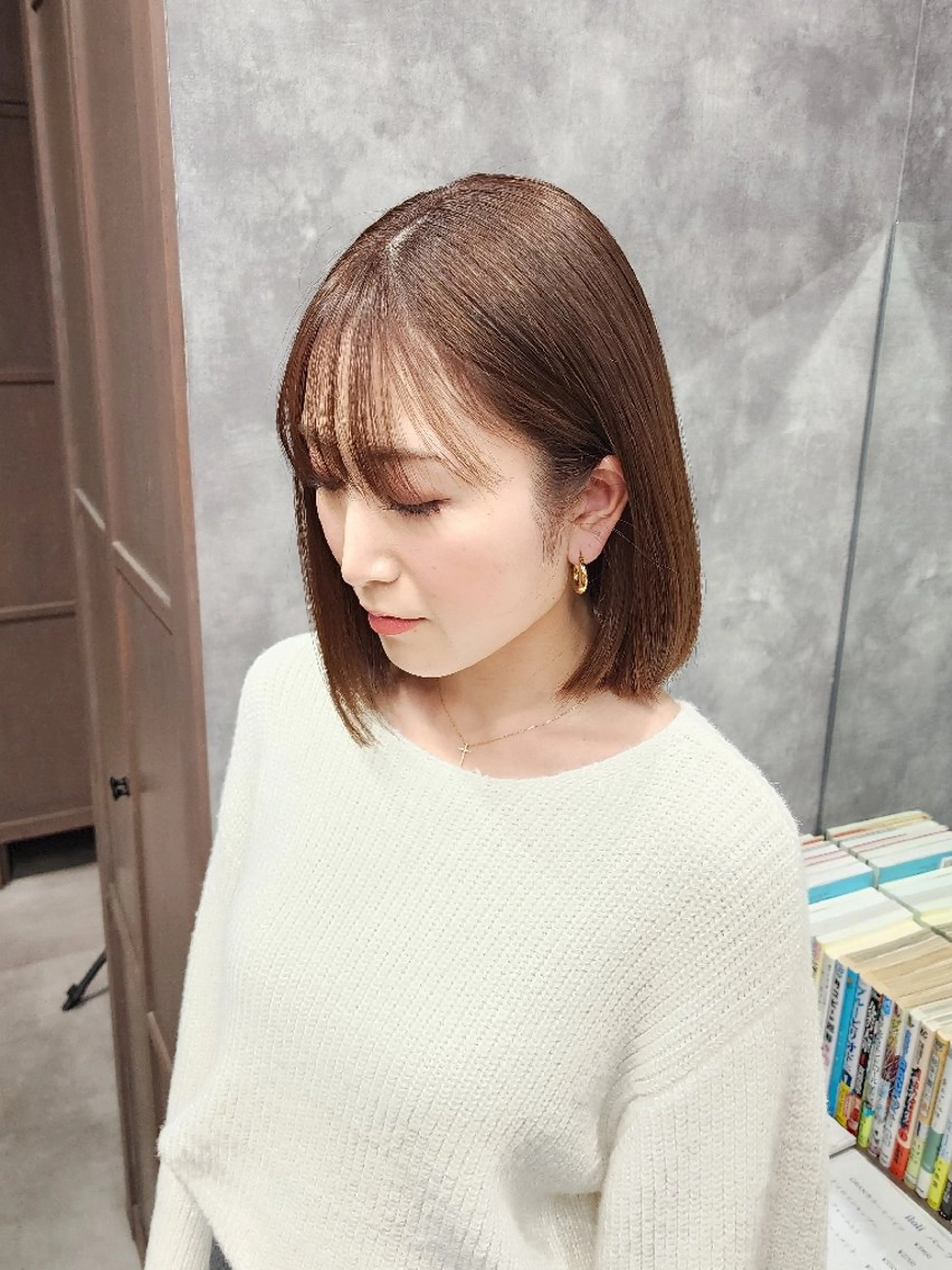 ミディアム 縮毛矯正 トリートメント iloli　メニューの無い美容室所属・iloli代表　前田 雄也　のヘアスタイル