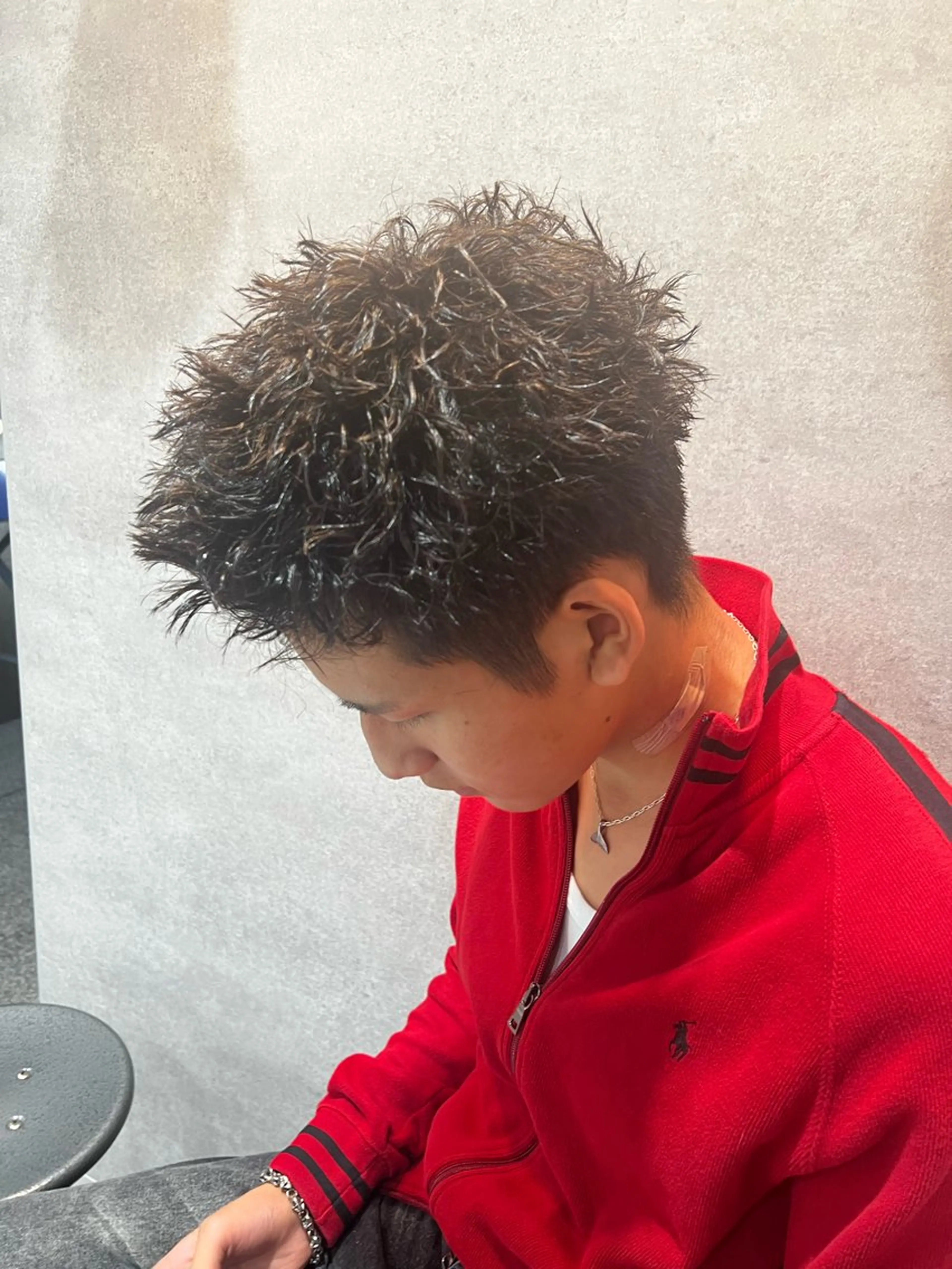パーマ メンズ メンズパーマ 新世代パーマ⚡️ の達人トモ⚡️のヘアスタイル