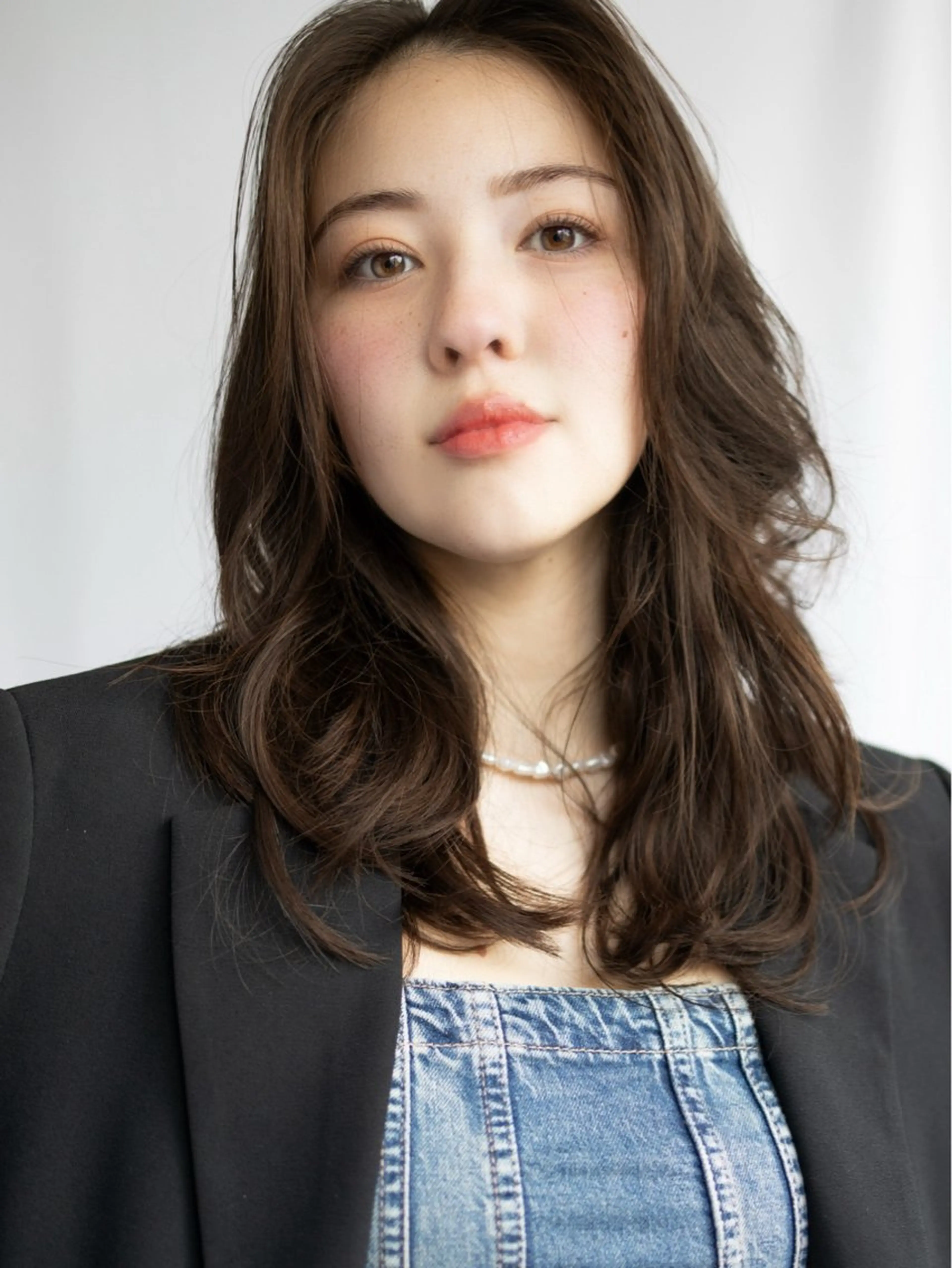 ミディアム レイヤーカット カット ヘアカラー shampoo hair salon所属・🫧レイヤー/透明感 カラー/Ryukaのヘアスタイル