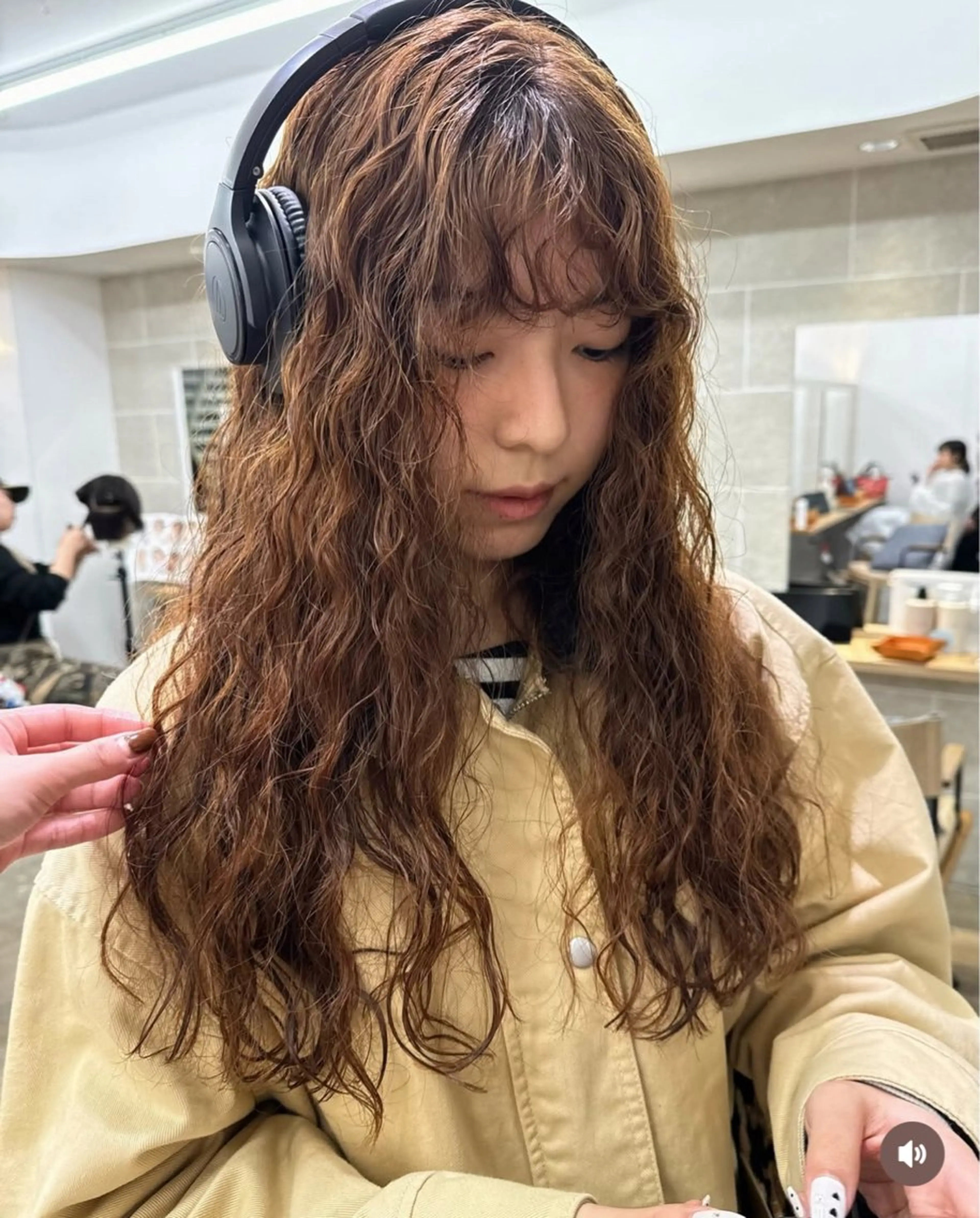 ロング パーマ カット パーマ トリートメント パーマ♡ ひなたのヘアスタイル