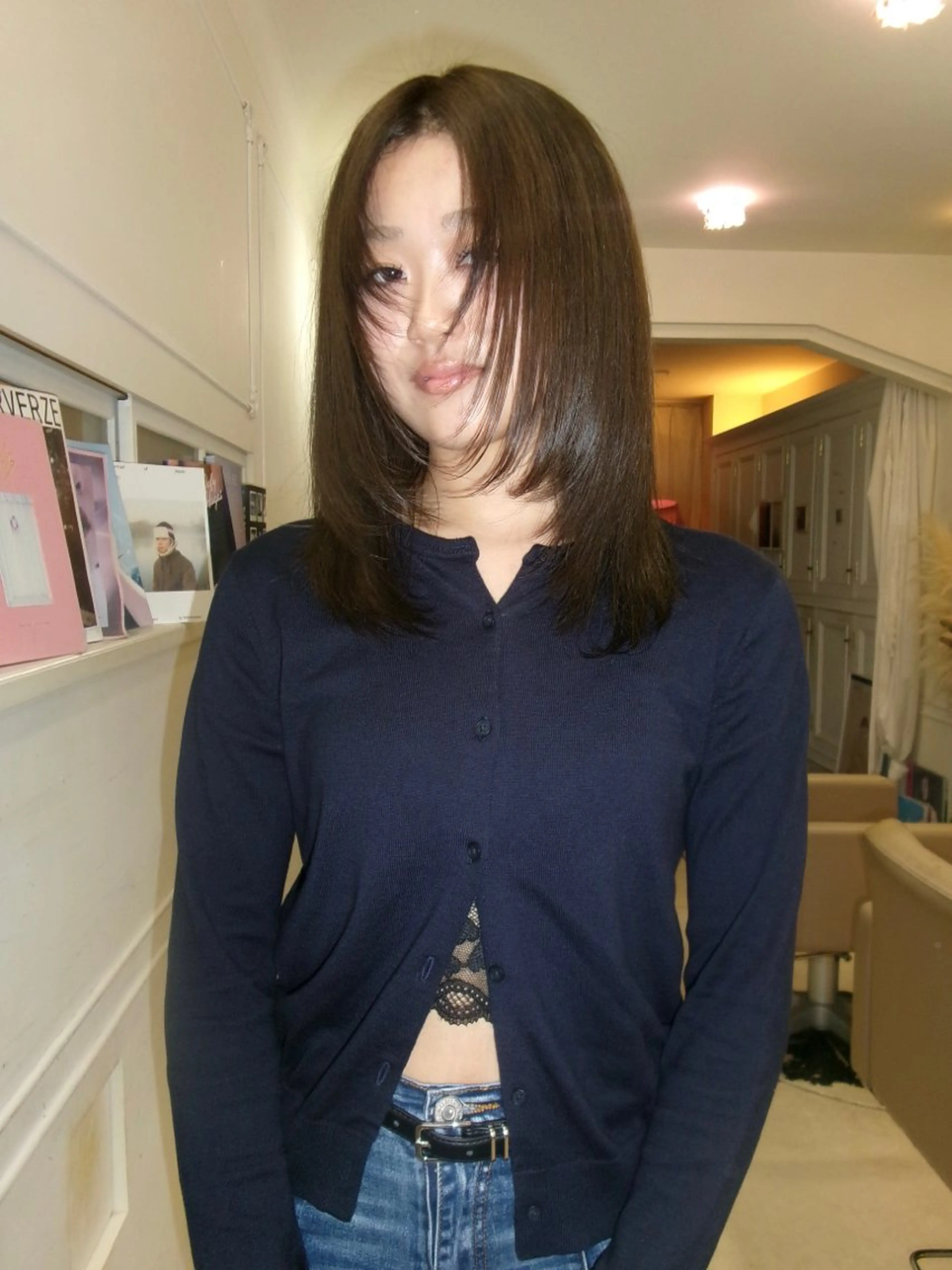 セミロング カラー ヘアカラー トリートメント 早川 豪のヘアスタイル