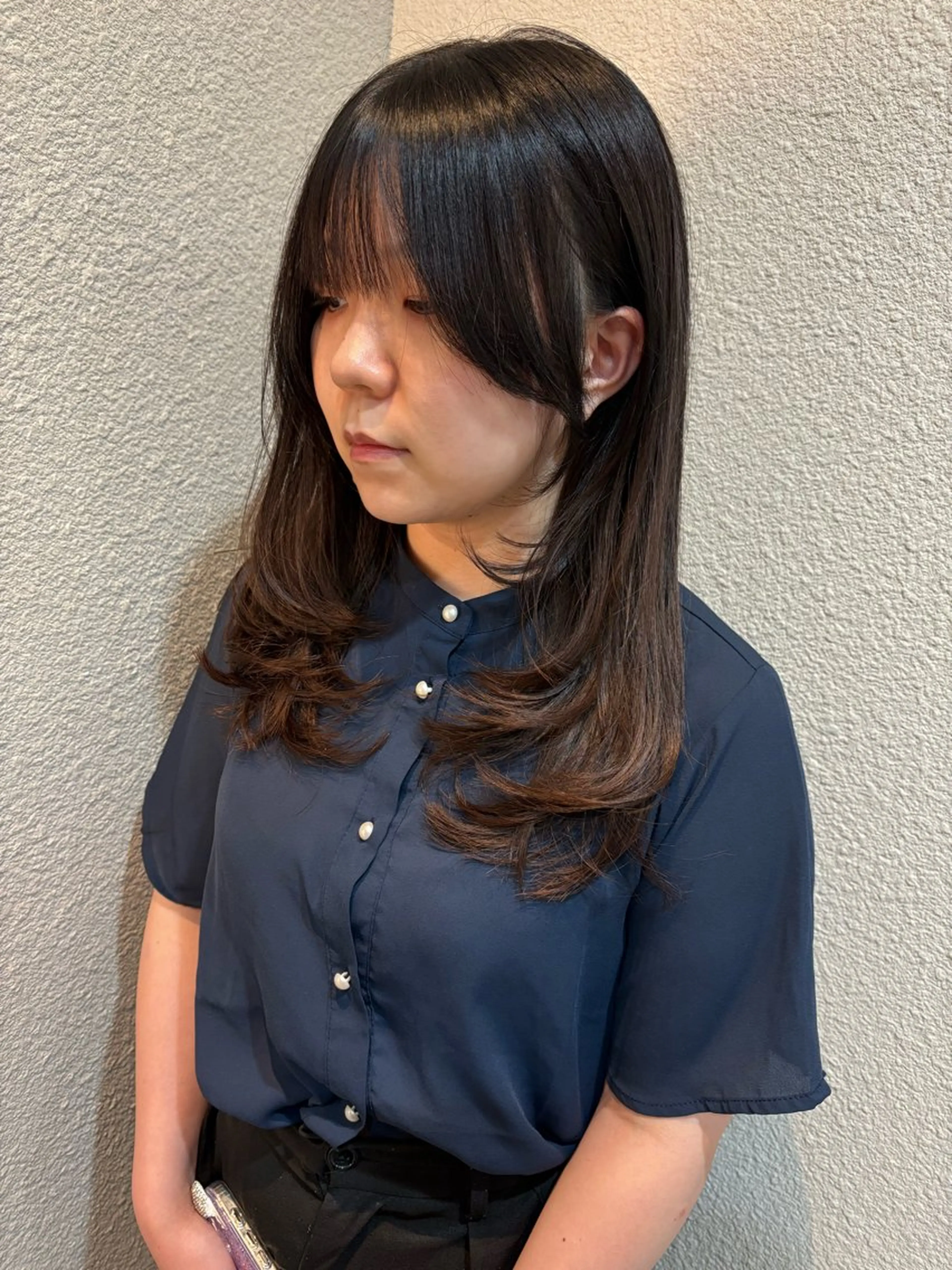 ロング レイヤーカット oggi西新所属・矯正/ショート /西新/ゆいのヘアスタイル