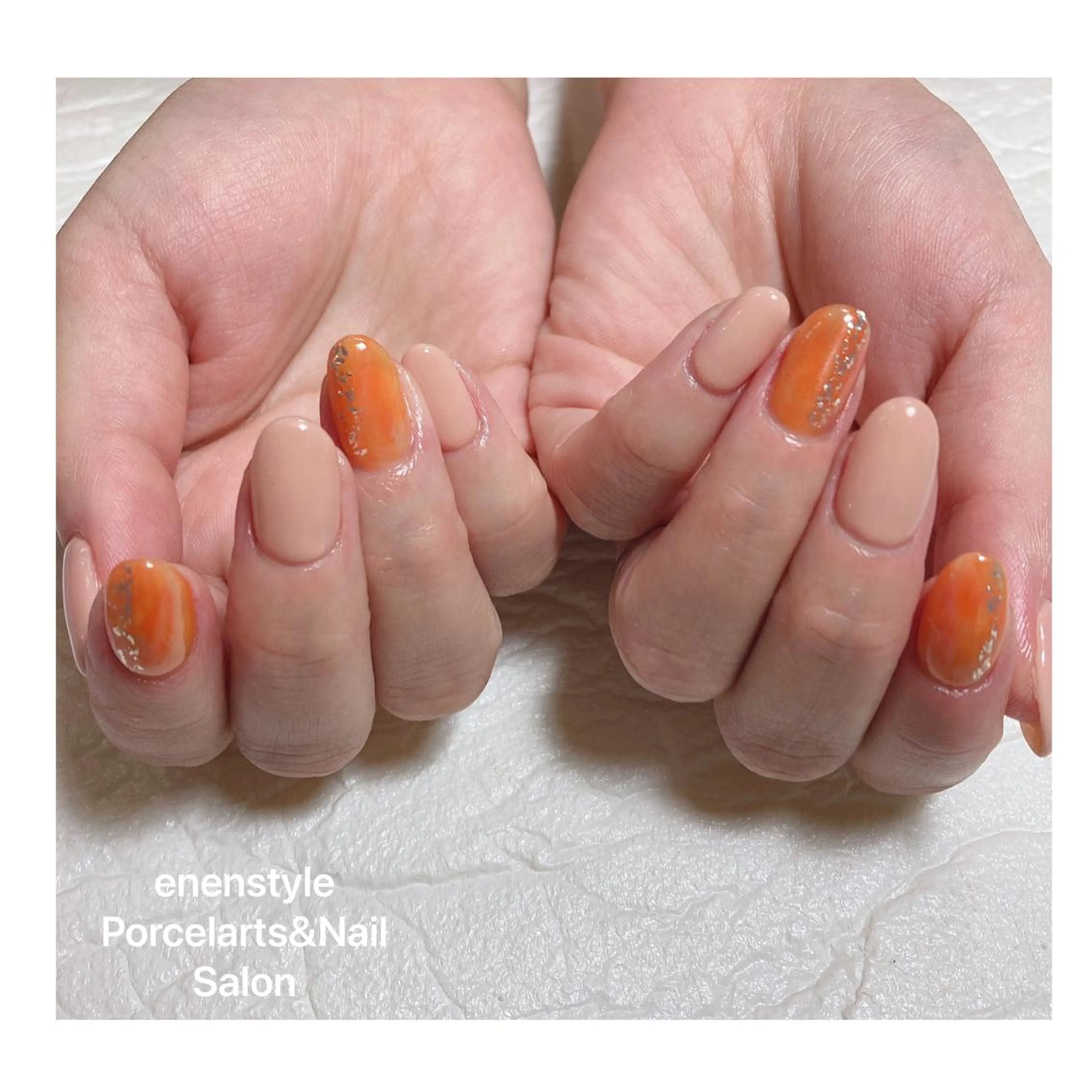 ミディアム ネイル ハンドネイル 👑enen style👑のネイルデザイン