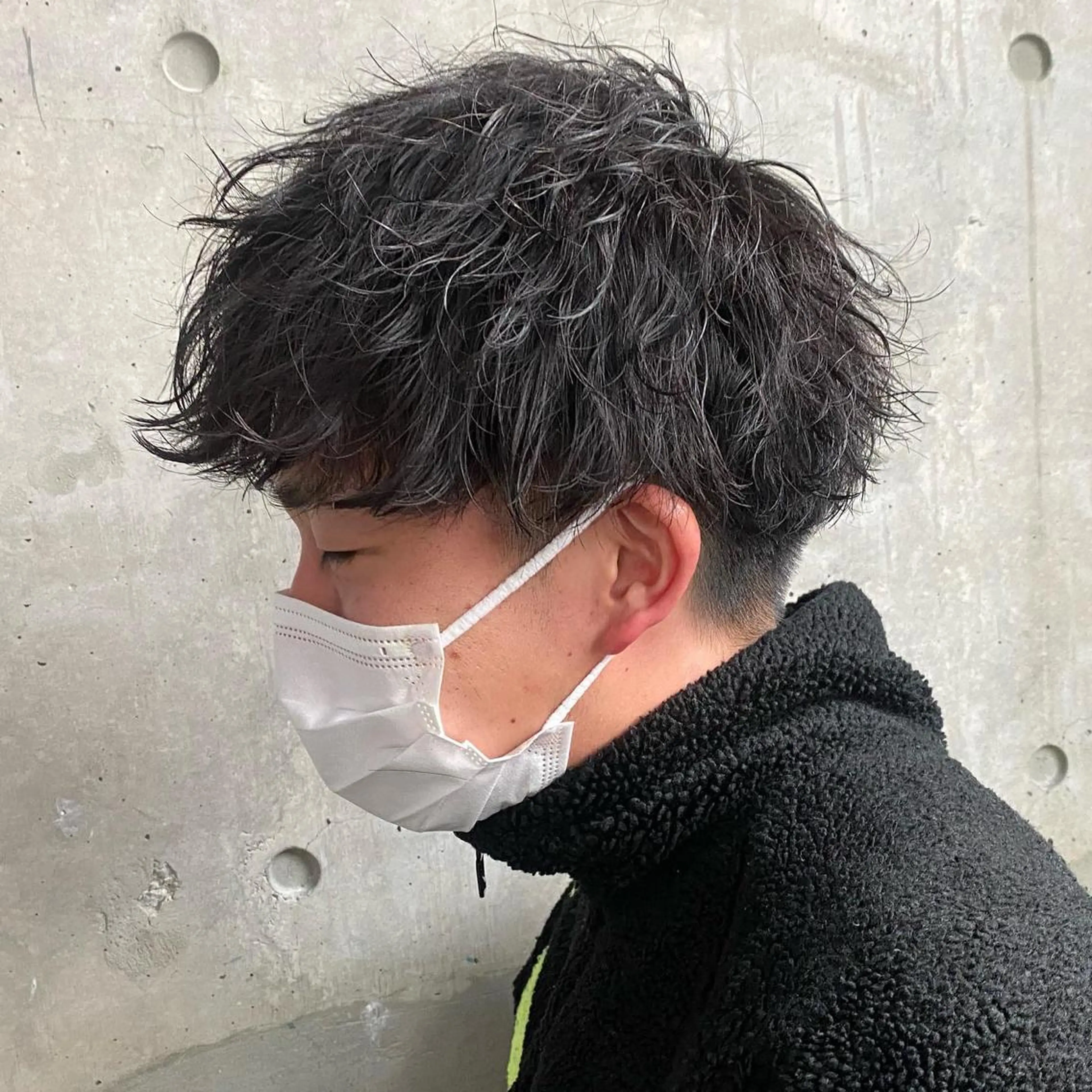 カラー パーマ メンズ ヘアカラー トリートメント 大人っぽ♡上品な暖色 ♡ブリーチなし♡のヘアスタイル