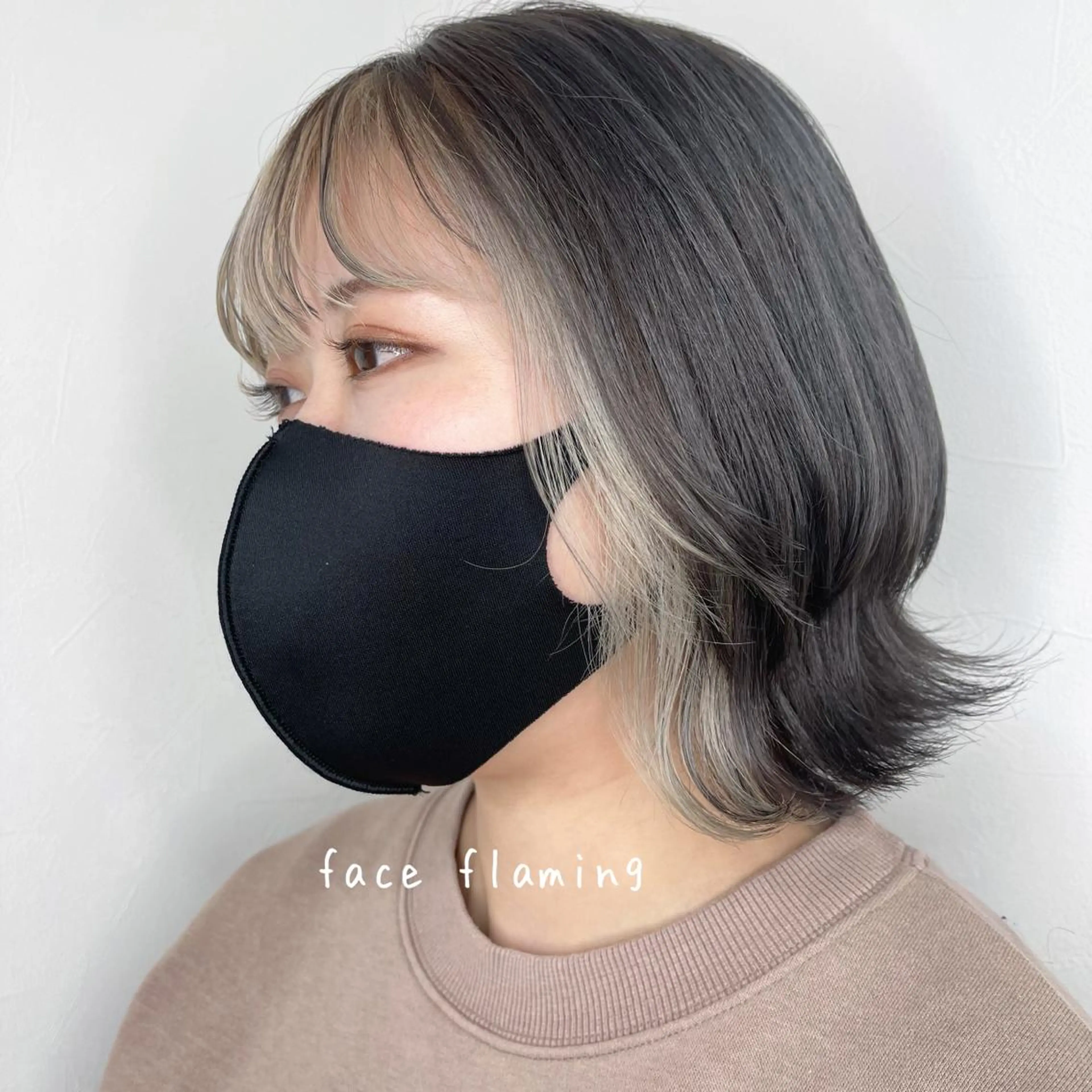 ショート ミストバング ヘアカラー トリートメント Jewel Box所属・髪質改善ストレート 特化⭐️杉本奈稀沙のヘアスタイル