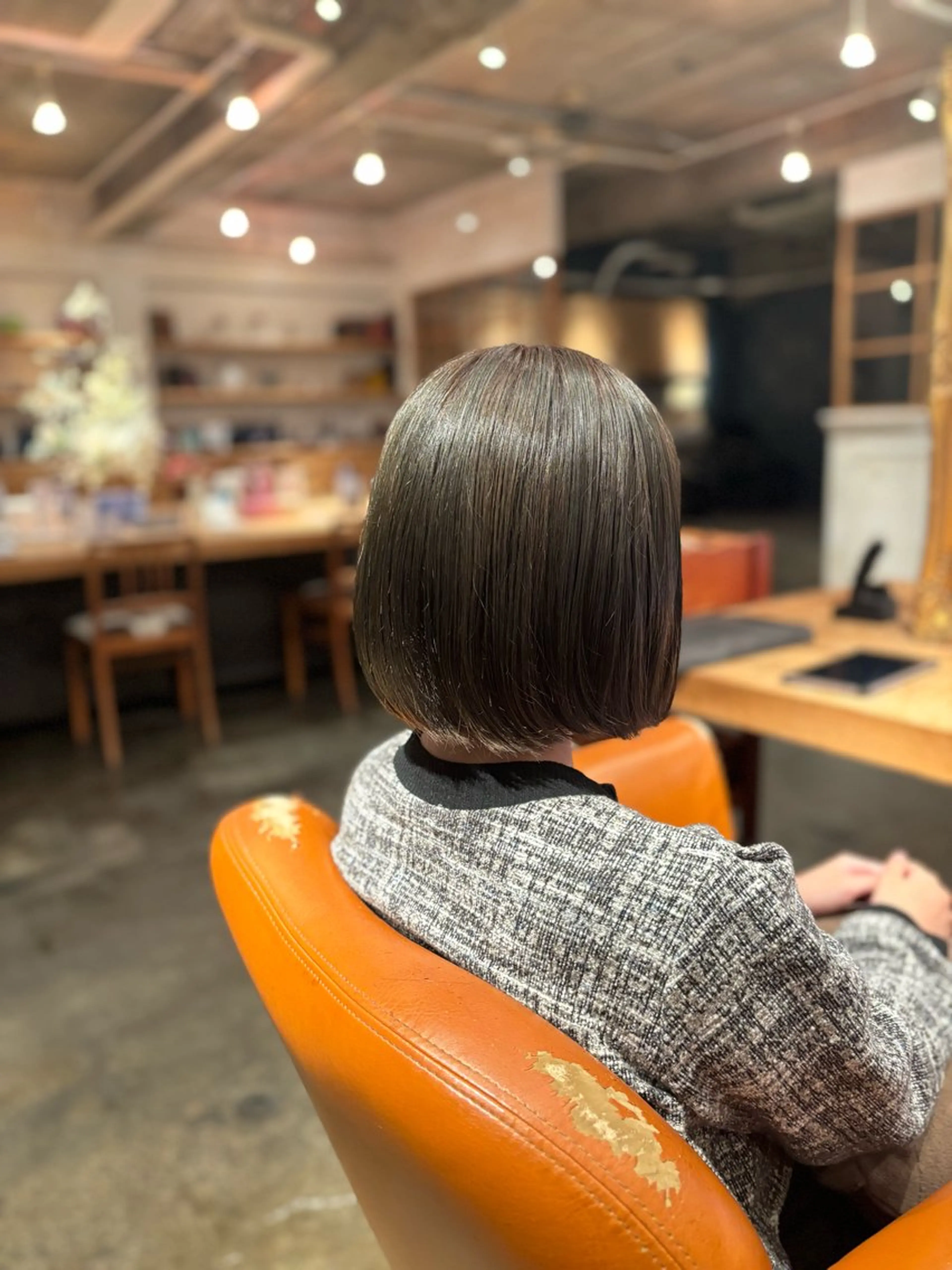 カラー オリーブカラー 髪質改善カラー ベージュ🤎YUMEのヘアスタイル