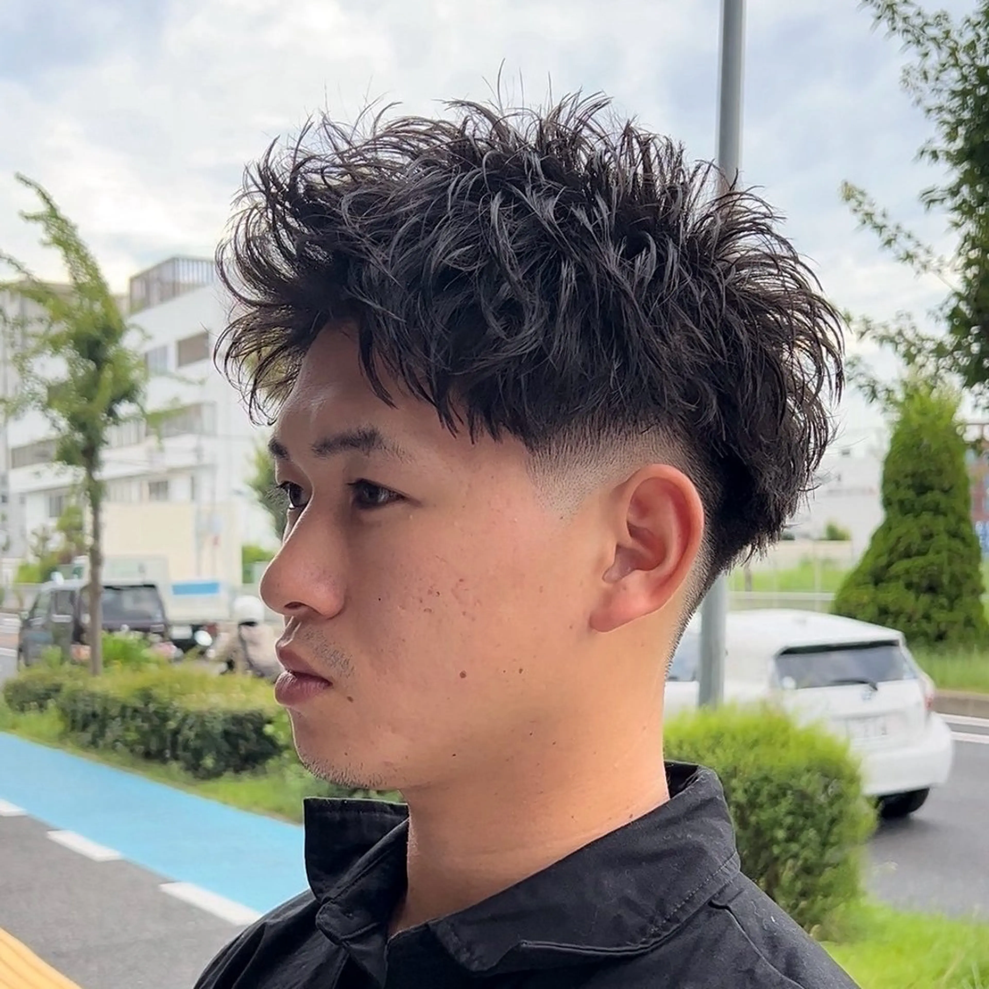 パーマ メンズ カット パーマ メンズサロンRomë 菜里のヘアスタイル