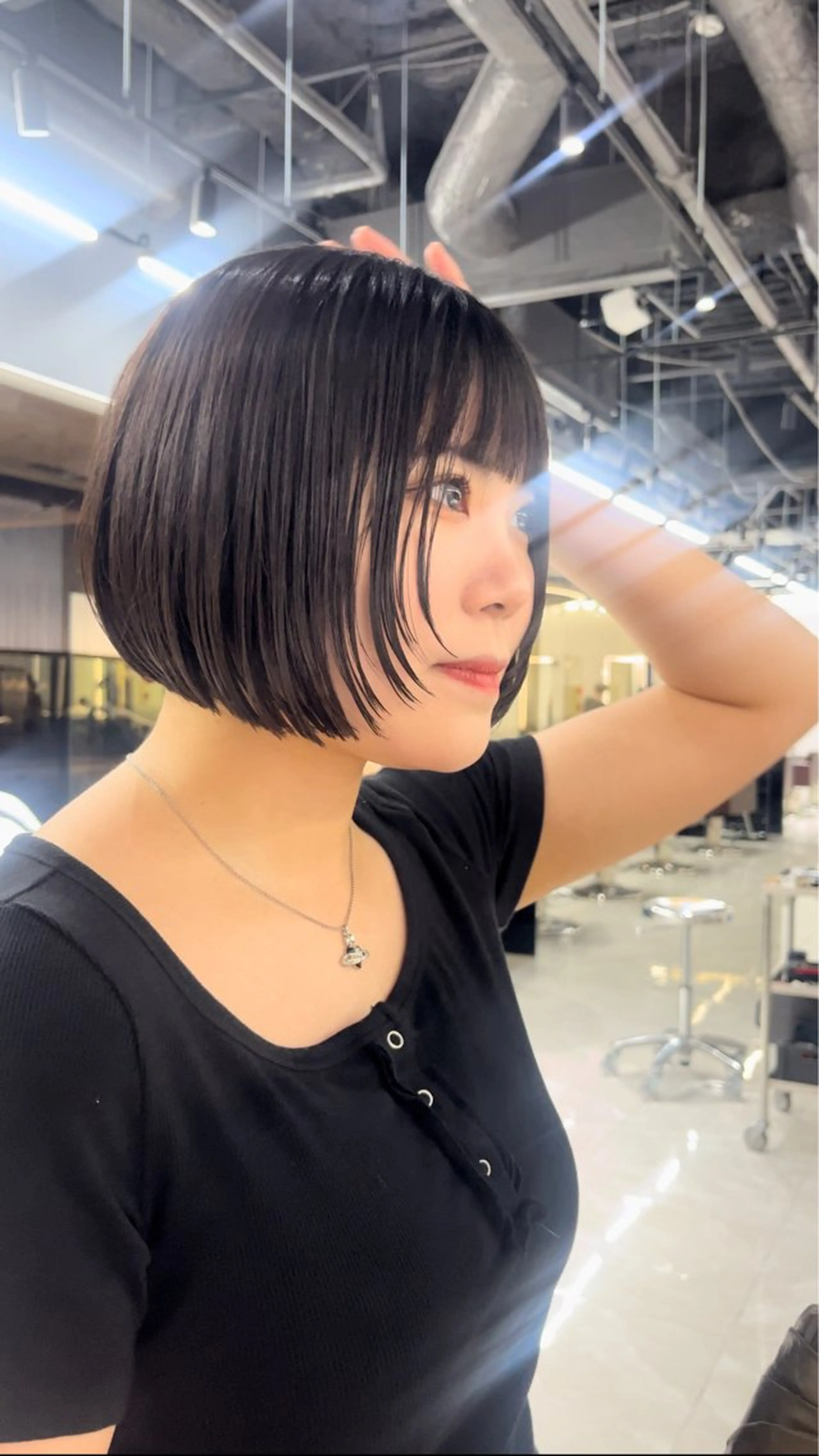 ショート レイヤーカット ショートヘア カット 石塚 瑛里菜のヘアスタイル