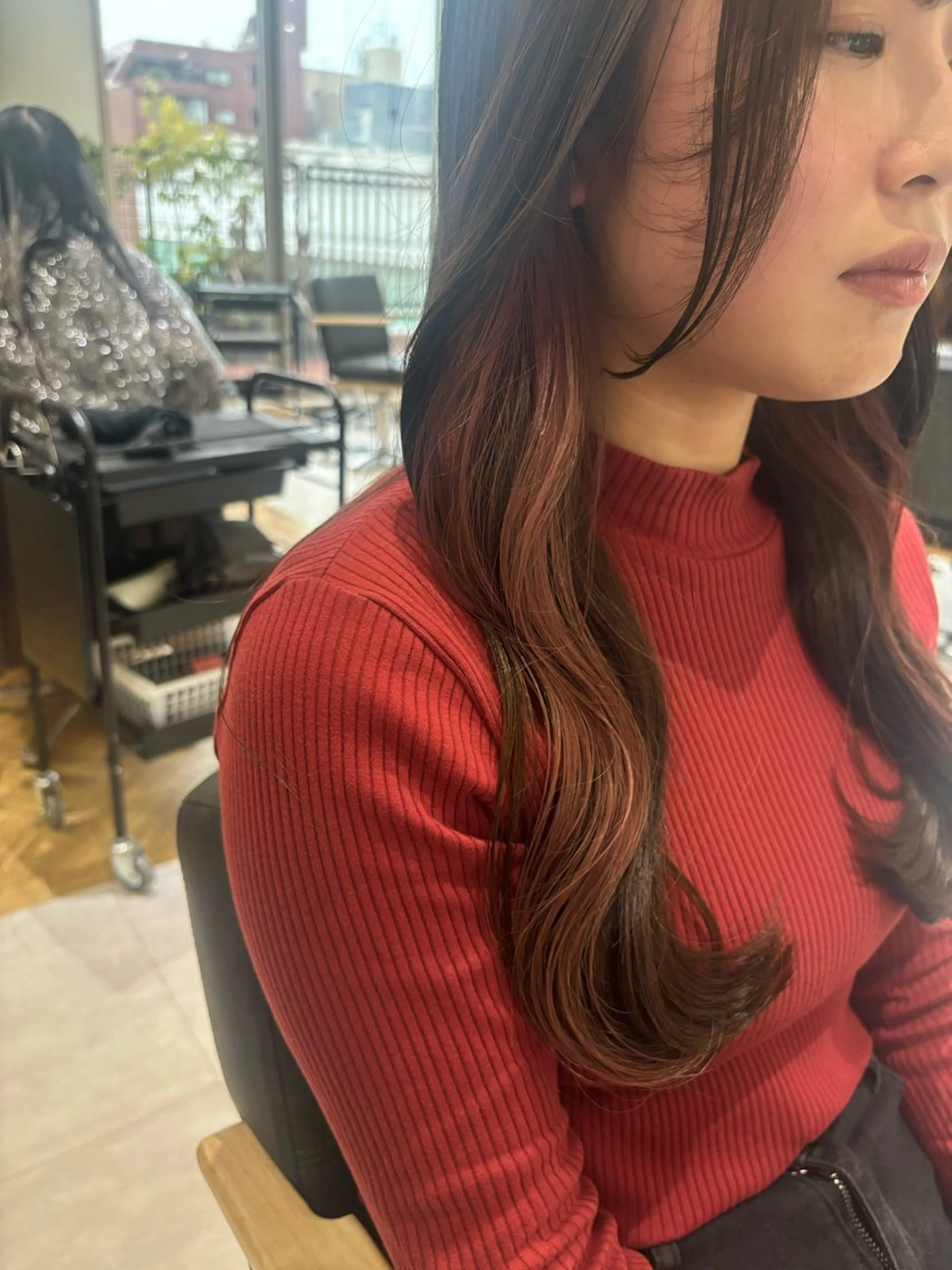 ロング Asumi 髪質改善のヘアスタイル