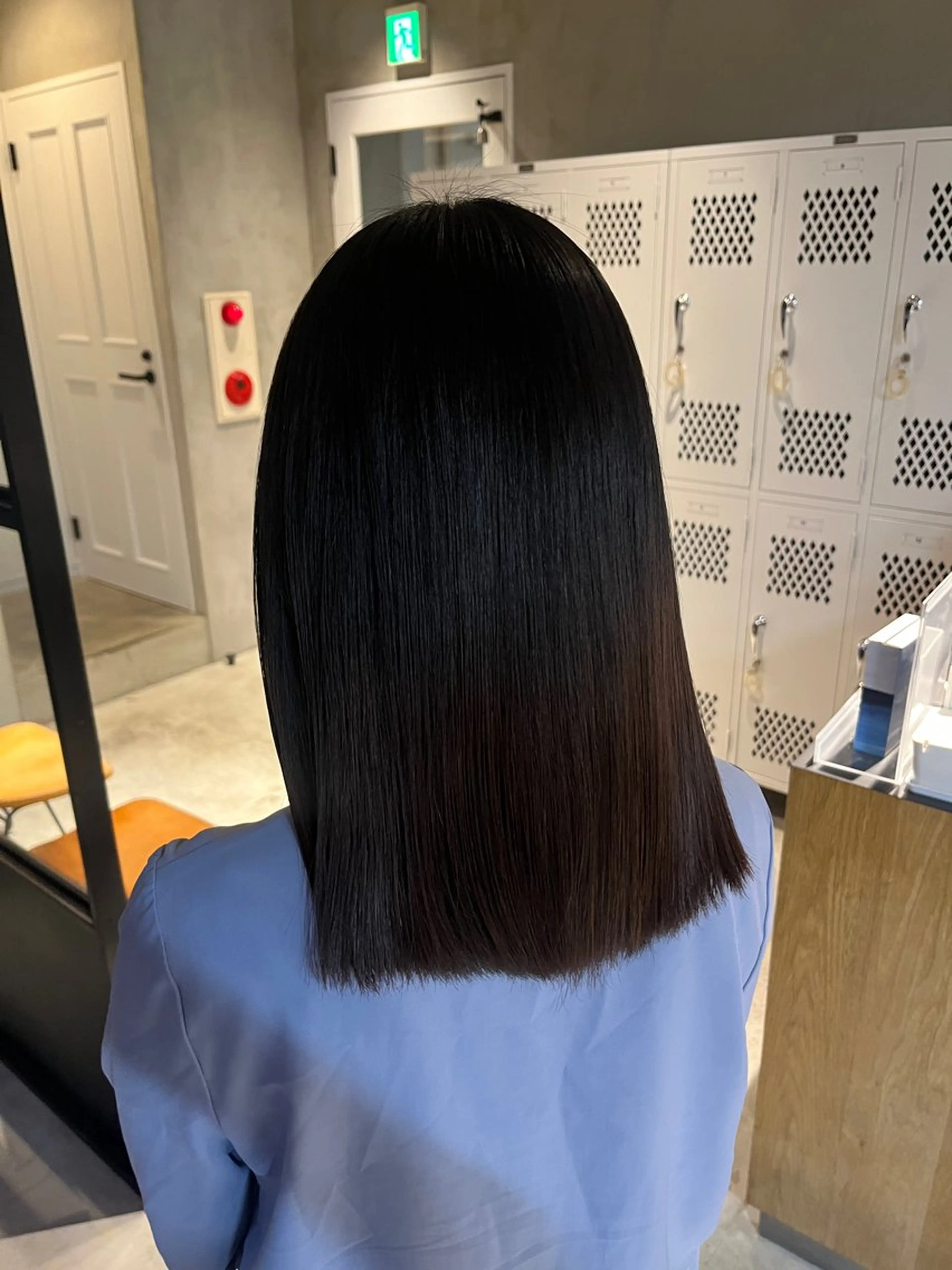 ミディアム 縮毛矯正 elima 調布所属・ちせ/ 透明感カラー /調布˚ 🦢₊✧のヘアスタイル