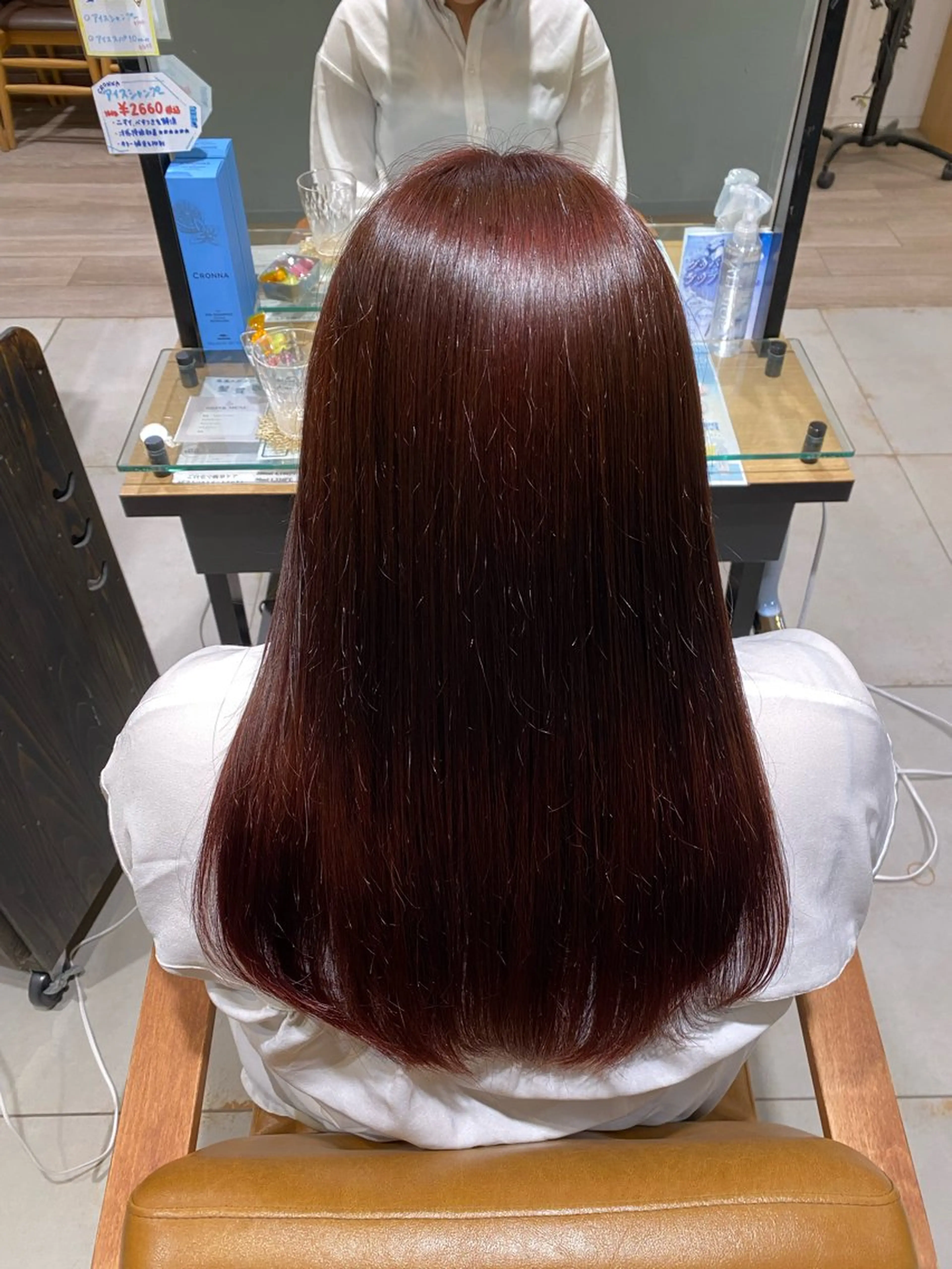 ロング カラー ヘアカラー トリートメント 暖色/透明感/うる艶 HIMEKAのヘアスタイル