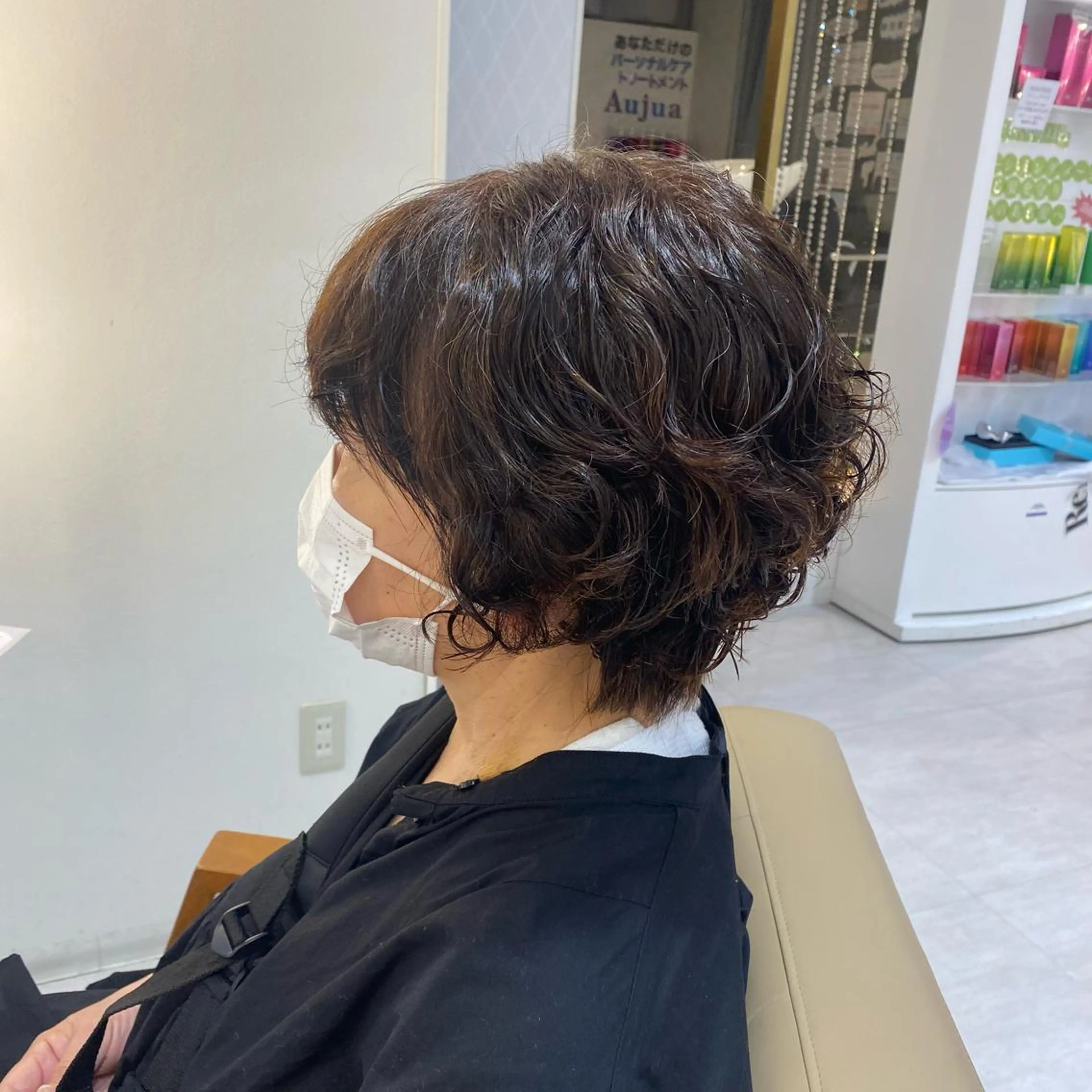 ショート パーマ 三好 涼華のヘアスタイル