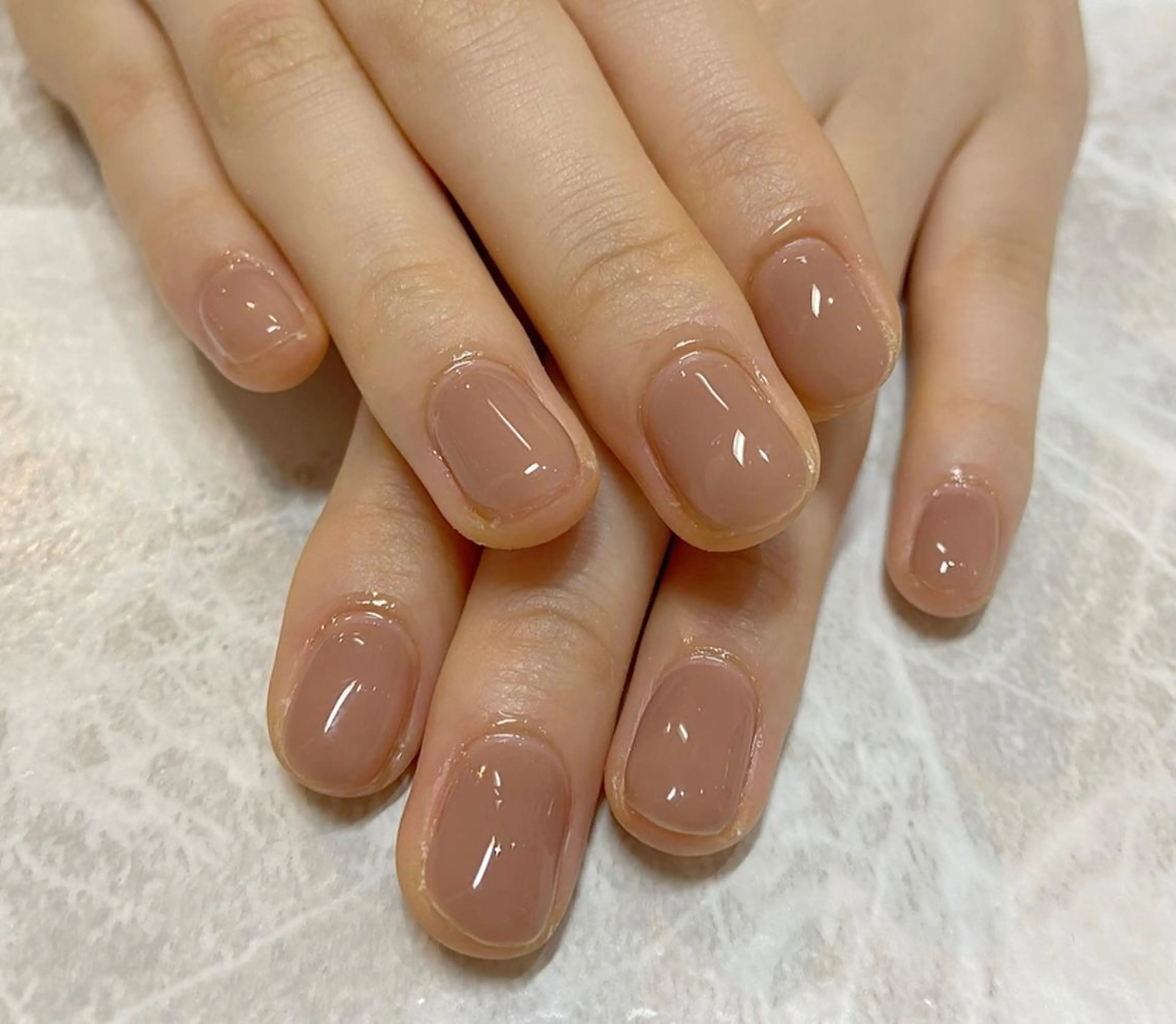 ネイル ブラウン 🧸熊谷 かほ🧸のネイルデザイン