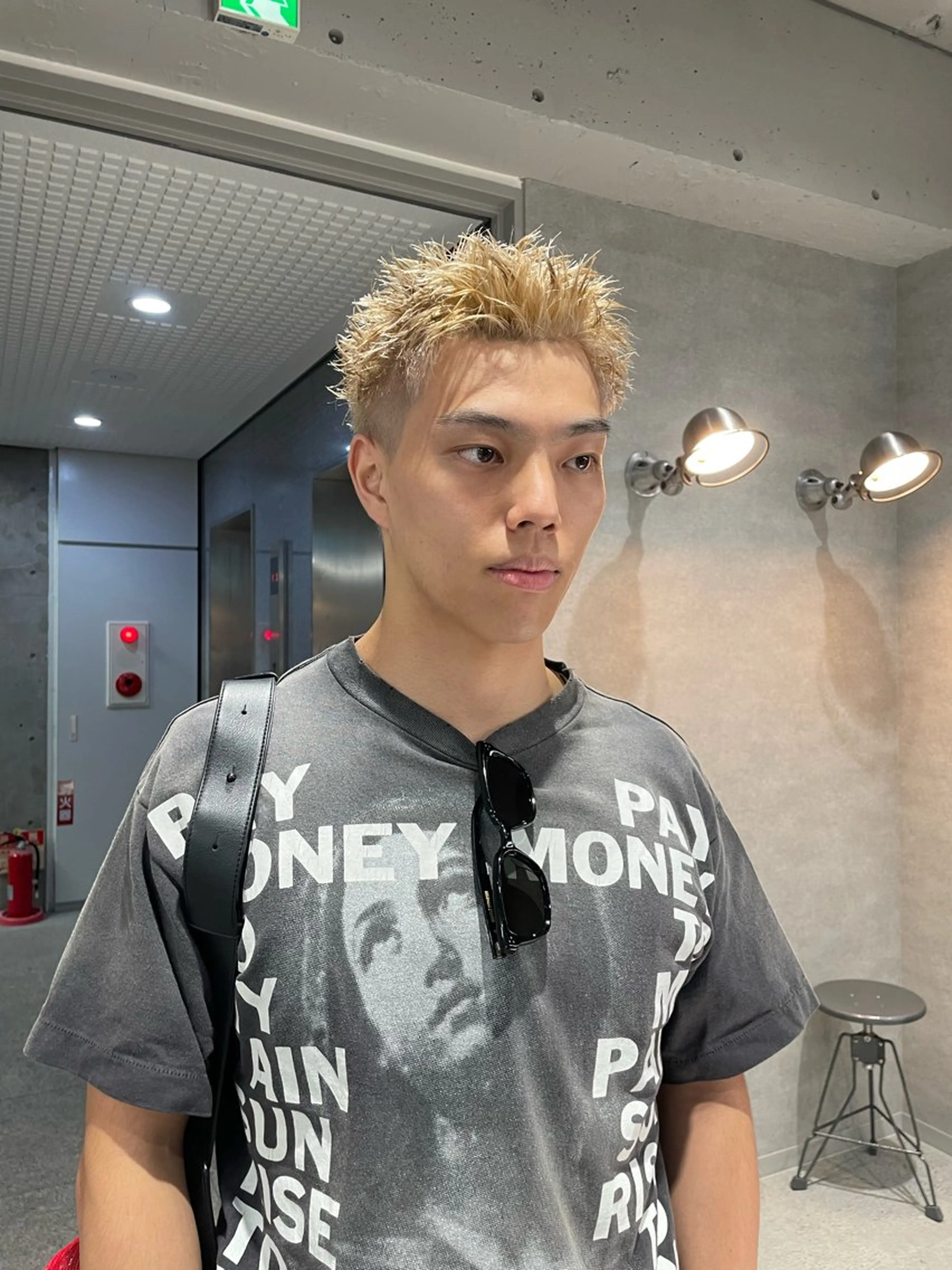 ショート カラー メンズ スパイキーショート ショートヘア カット ヘアカラー 垢抜けハイトーン☀/ 笑顔の美容師/しゅんのヘアスタイル