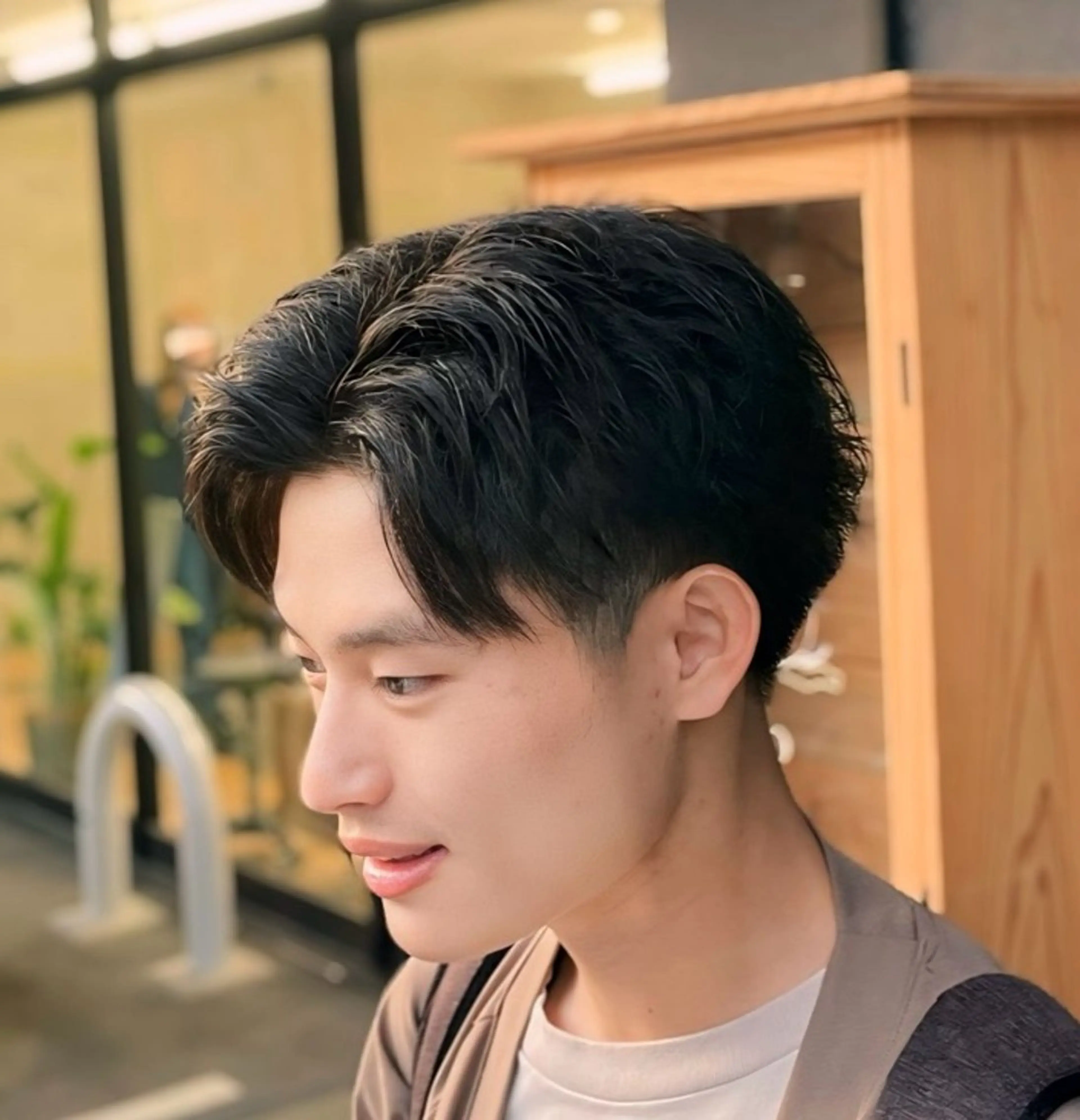 メンズ カット ヘッドスパ ヘアセット 遠藤 健登のヘアスタイル