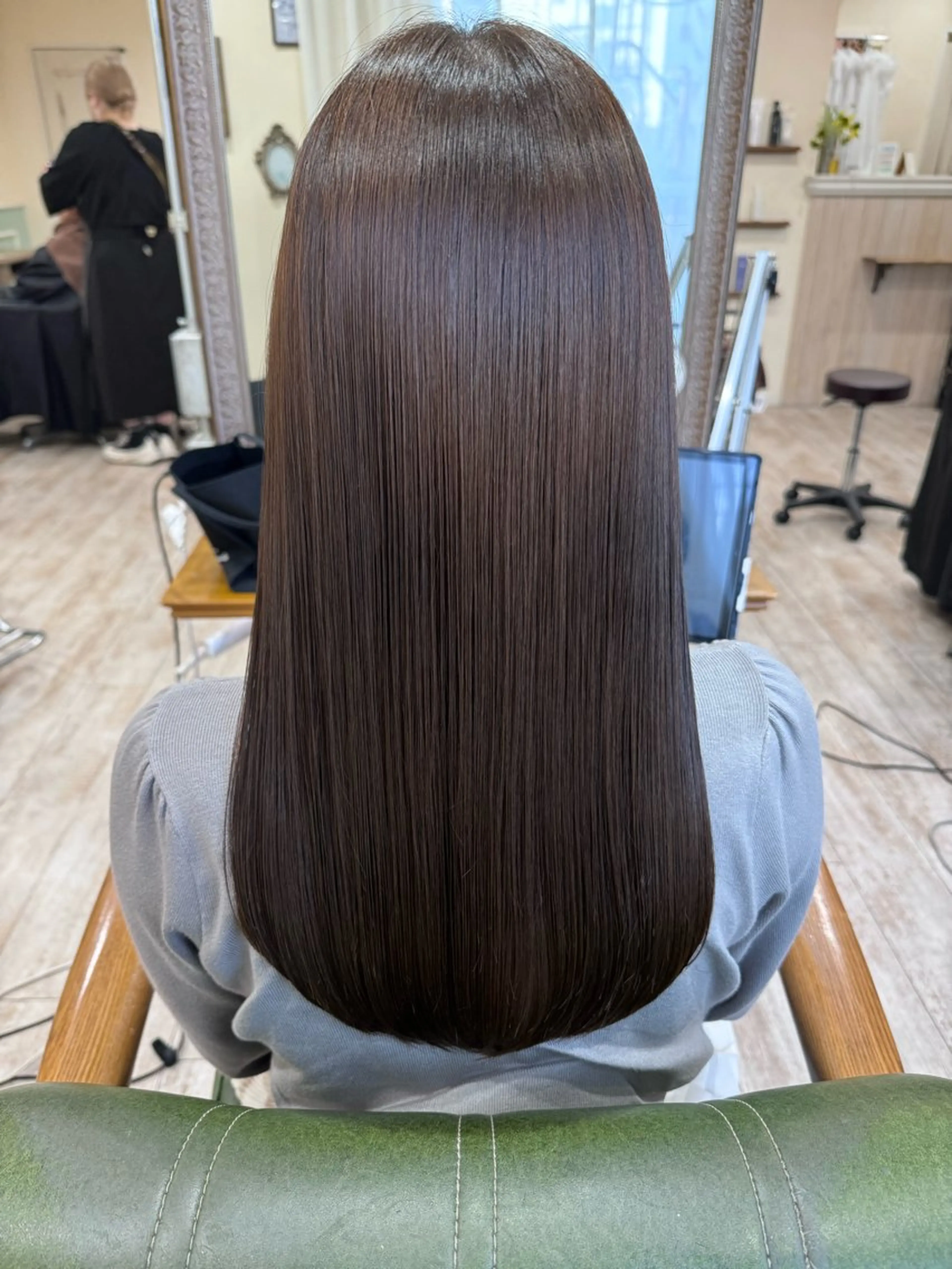 ロング カラー 髪質改善 レイヤーカット カット ヘアカラー トリートメント noble店長 松本　拓也▶◀*.のヘアスタイル