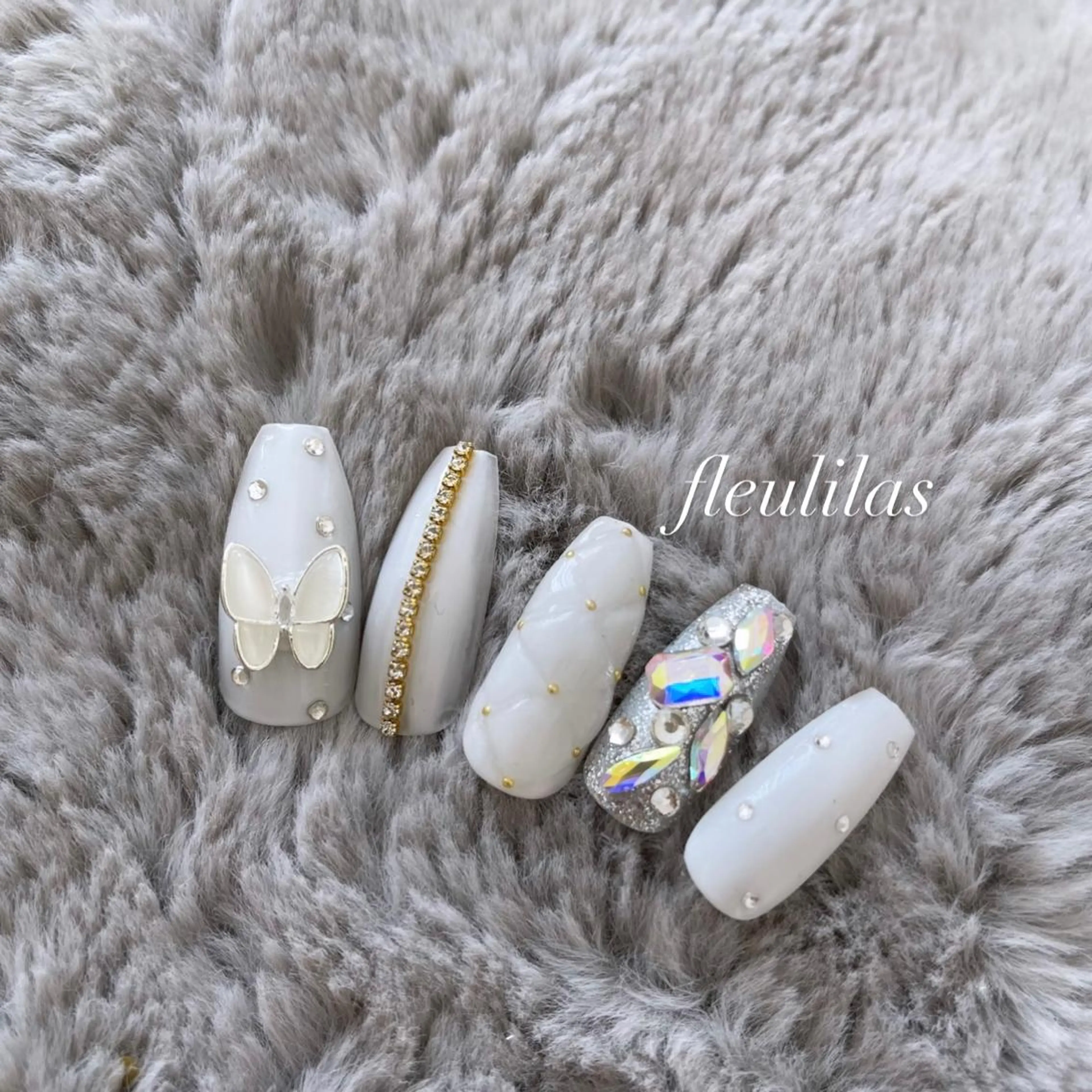 ネイル 韓国ネイル fleulilas 松葉のその他イメージ