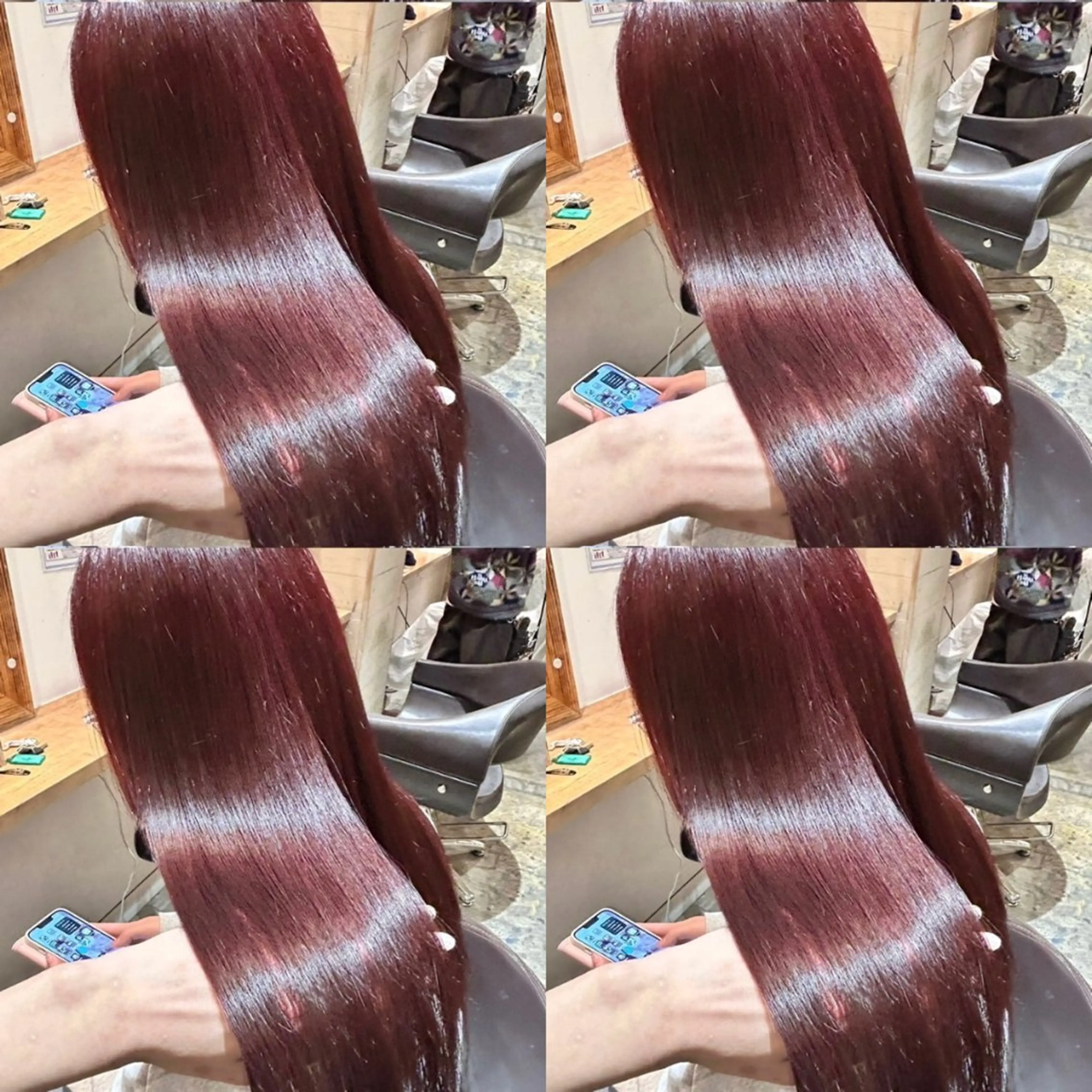 ロング カラー ヘアカラー トリートメント 韓国レイヤー/ ハッシュカットひかるのヘアスタイル