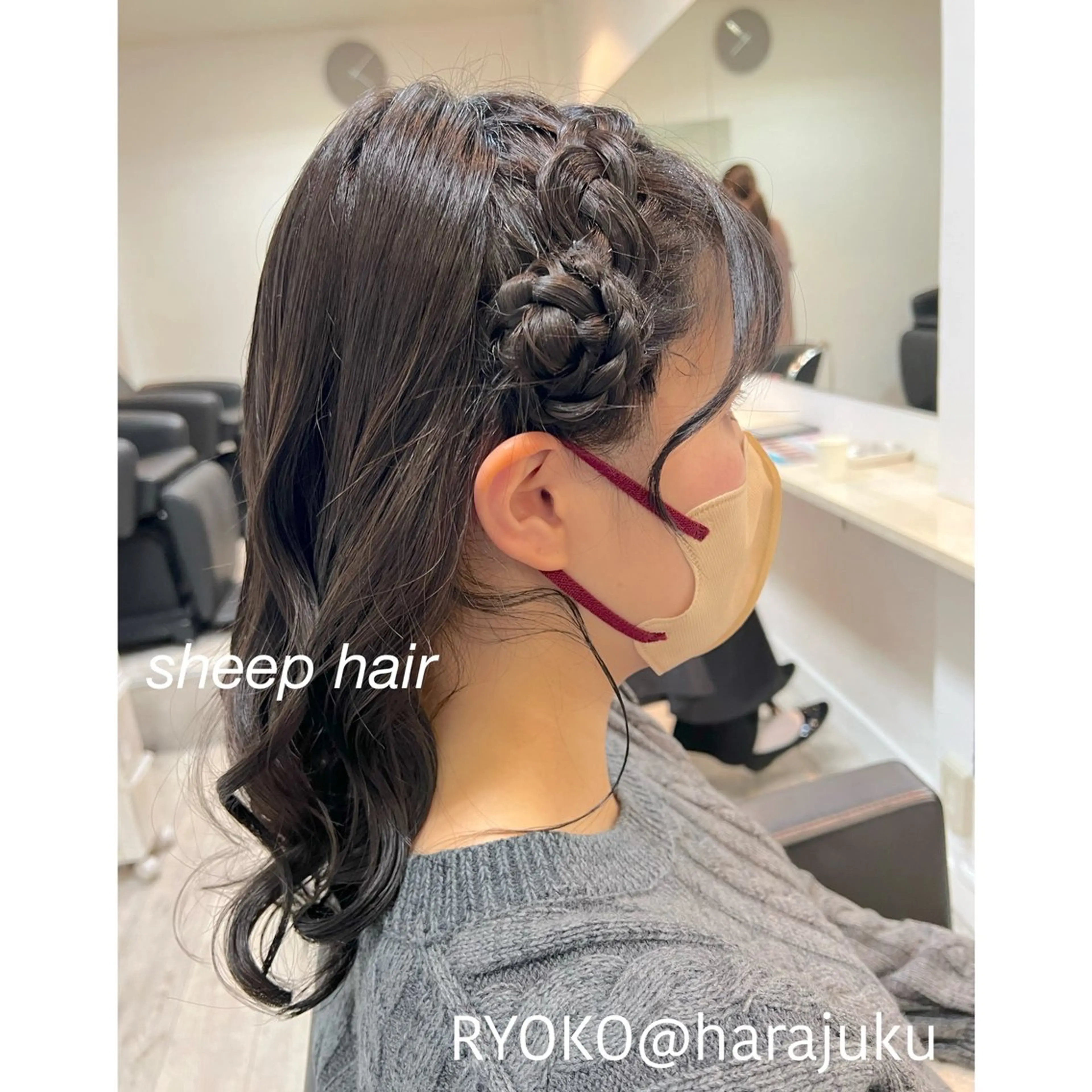 ミディアム カラー パーマ ヘアアレンジ メンズ ワット 原宿のヘアスタイル