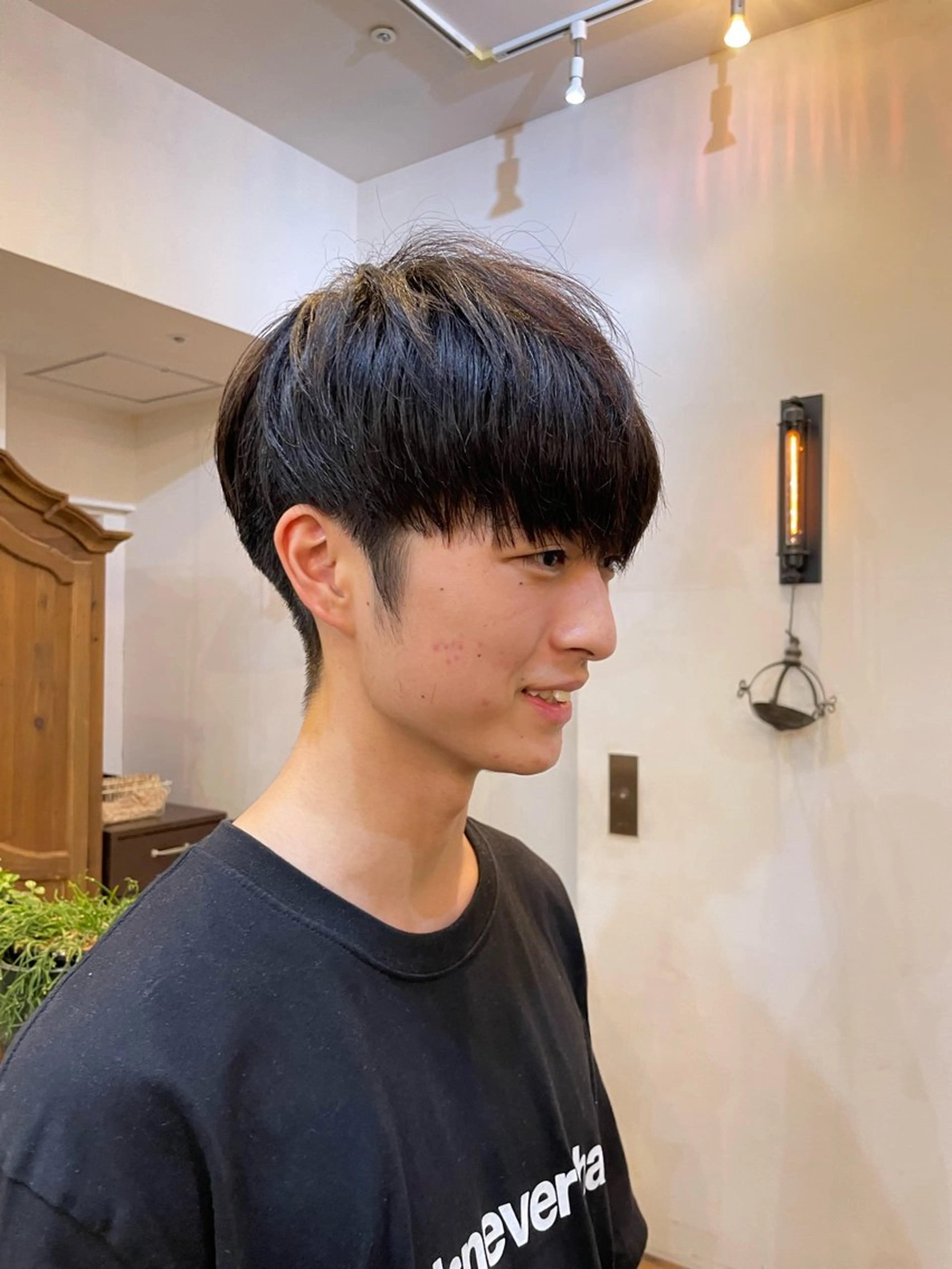 メンズ マッシュ 刈り上げ カット トリートメント 似合わせカット‪// 鶴我万唯華のヘアスタイル
