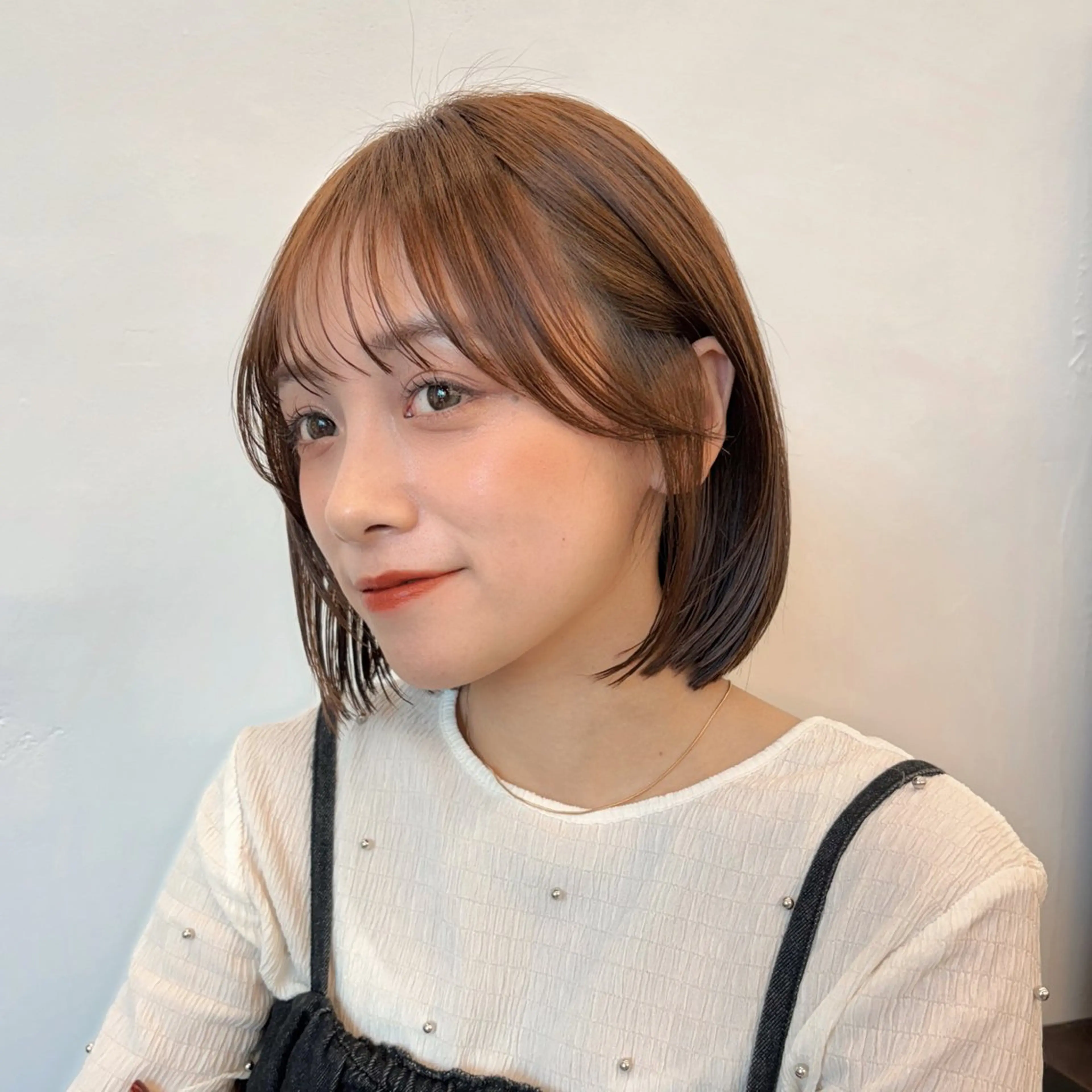 ショート カラー ヘアアレンジ ボブ 🌱ボブ/レイヤー/ ベージュ/あやみ✨のヘアスタイル