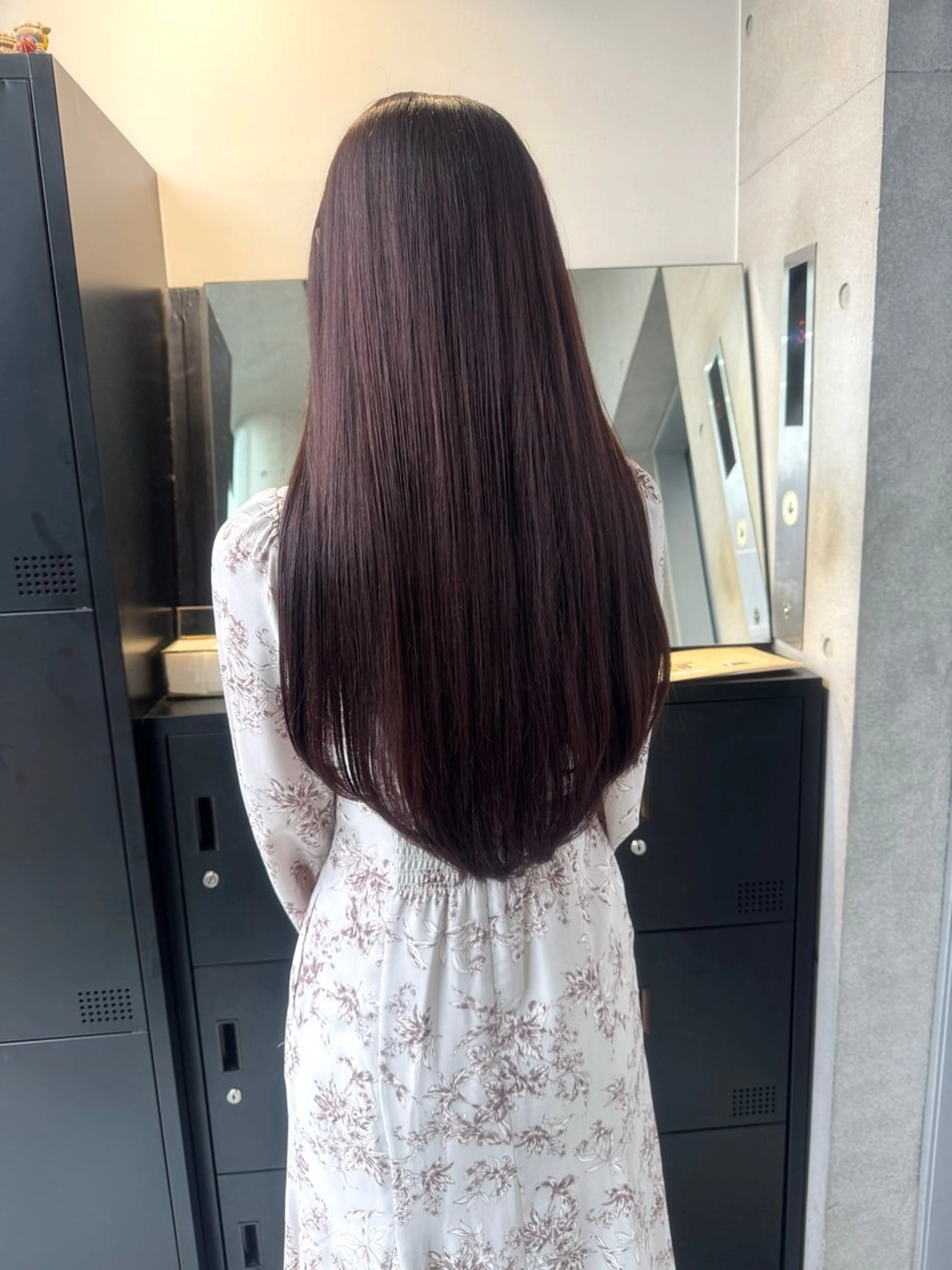 セミロング カラー パーマ ヘアアレンジ カット ヘアカラー 透明感/オリーブ/ グレージュ/YUKAのヘアスタイル