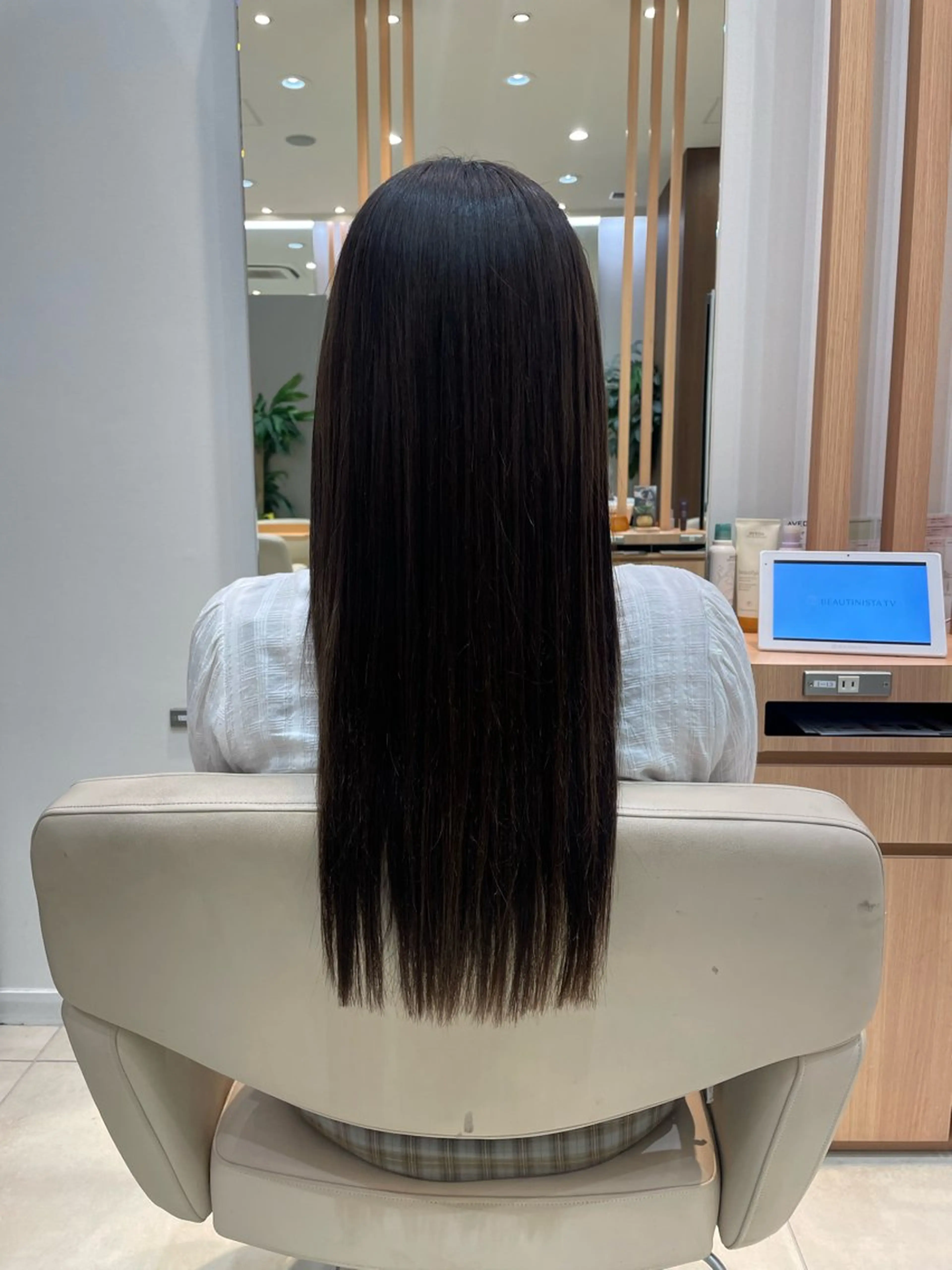ロング パーマ 酸性ストレート ストレートパーマ 縮毛矯正 トリートメント OASIS AVEDA 立川所属・立川カット/ ゆづきのヘアスタイル
