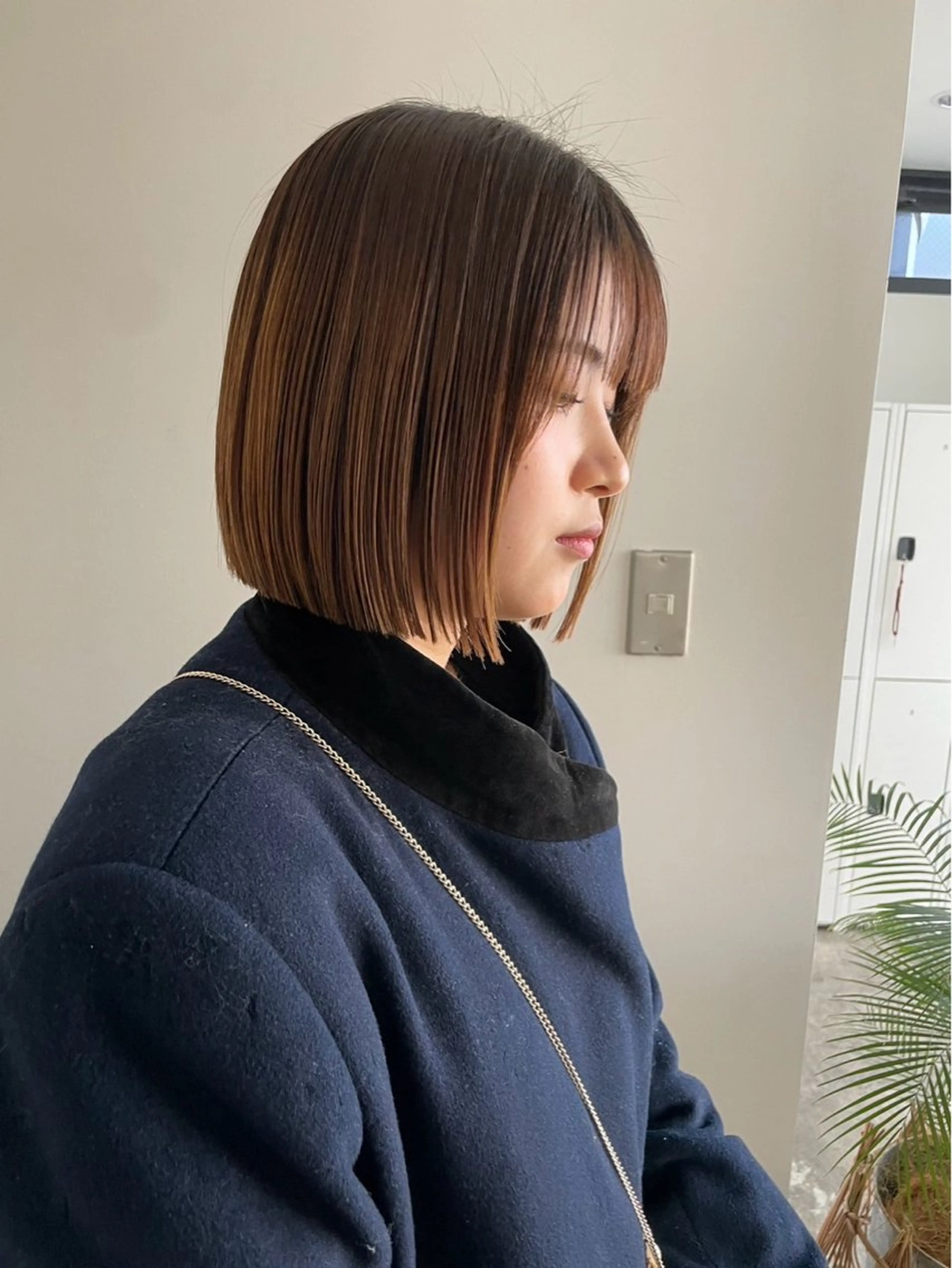 ショート ボブ オリーブ/ ナカミネアキナのヘアスタイル