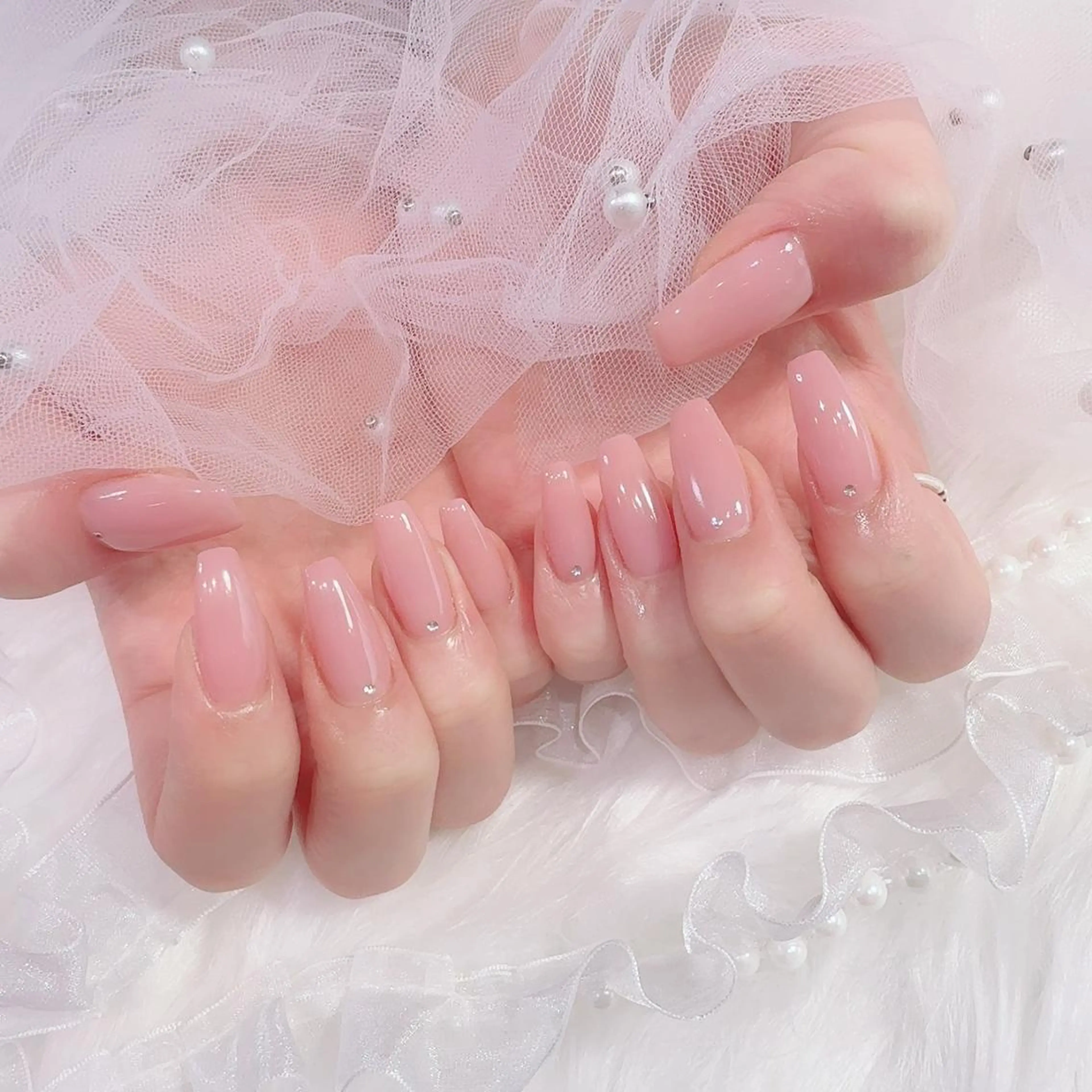 ロング 心斎橋ワンホンネイル ☆Menail☆のネイルデザイン