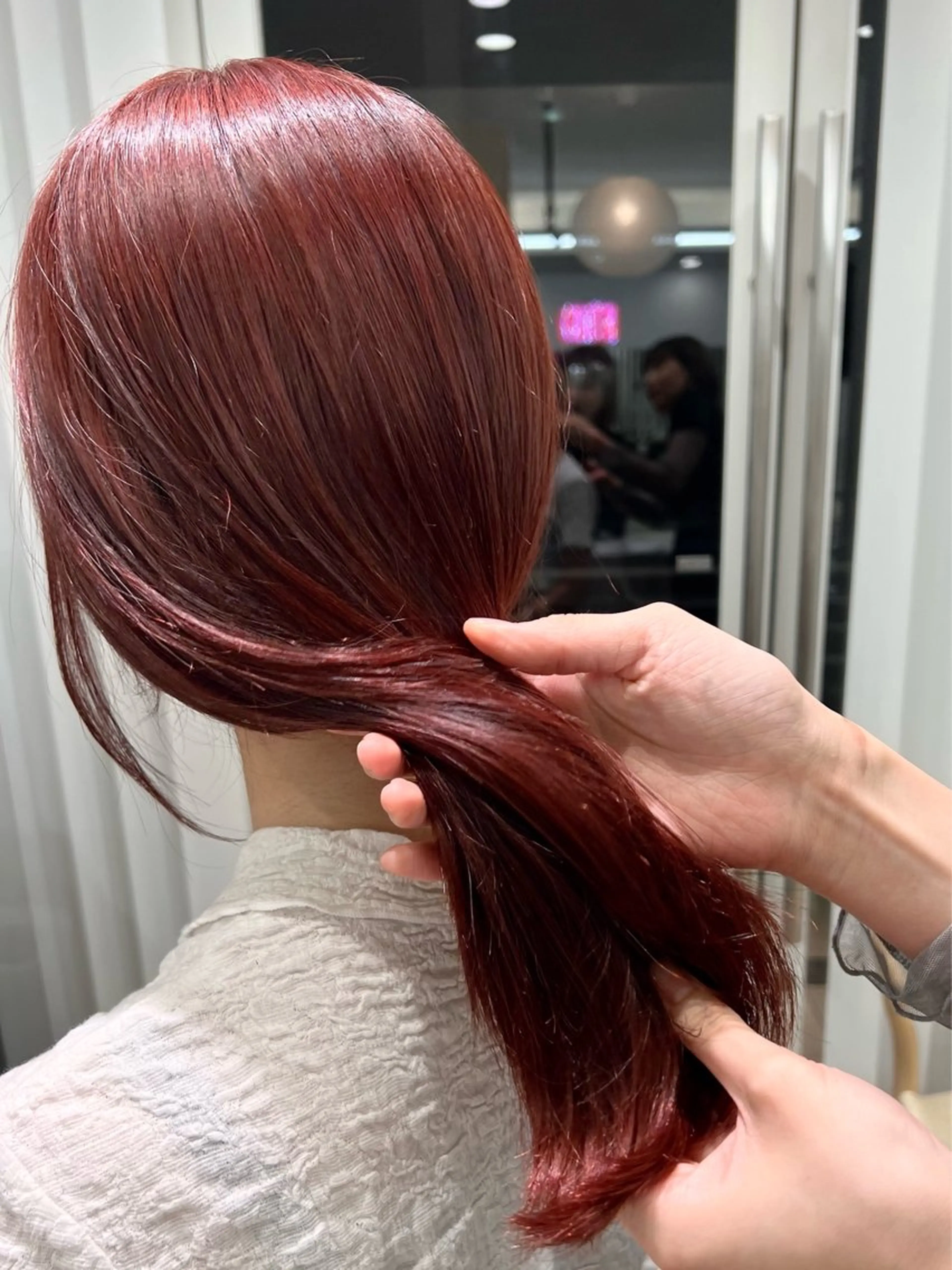セミロング カラー カット トリートメント 透明感/明るめ ヘア/kazui🐈のヘアスタイル
