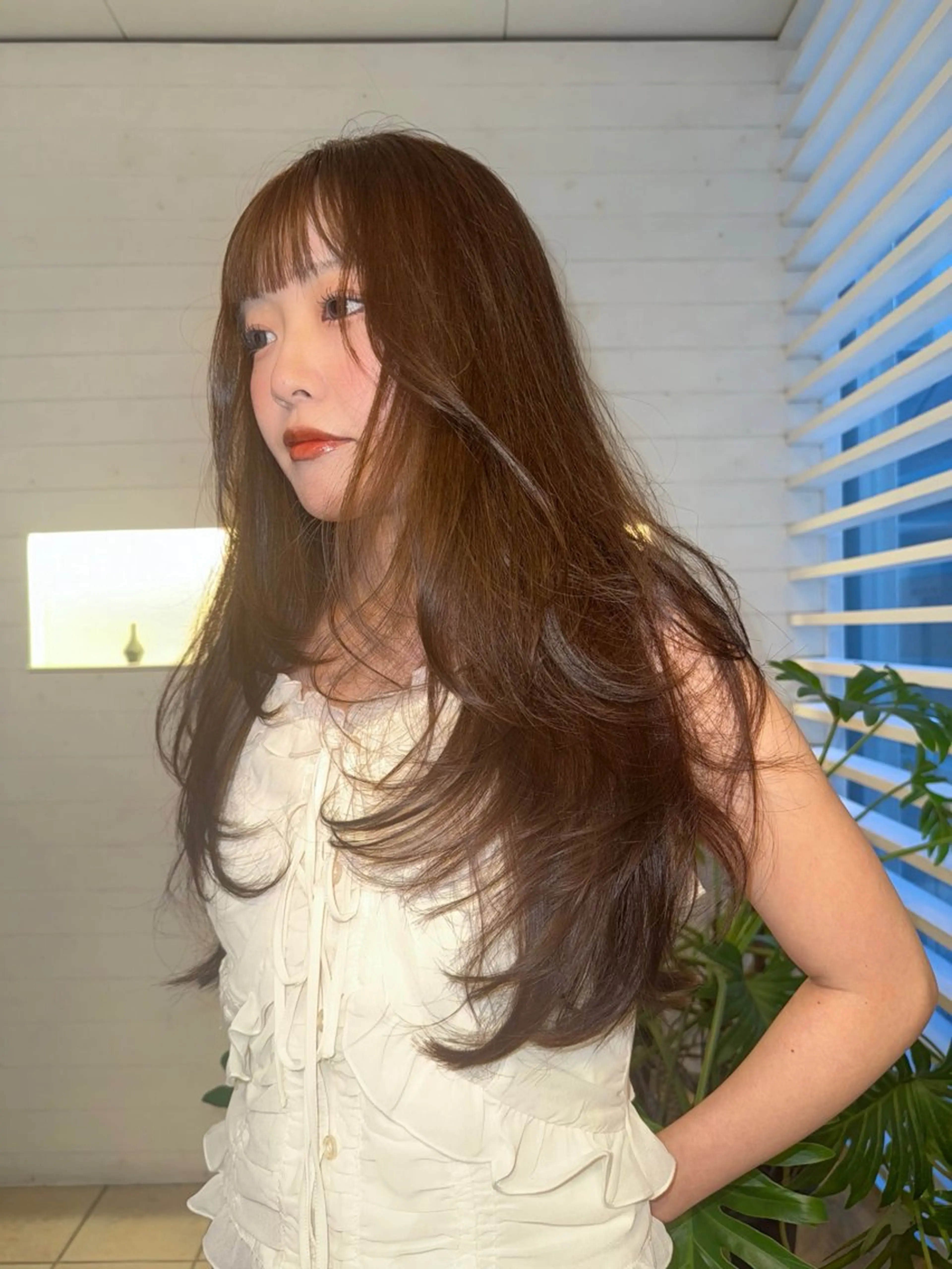 【special menu✨】カットカラー(long)+treatment︎︎💕︎の写真