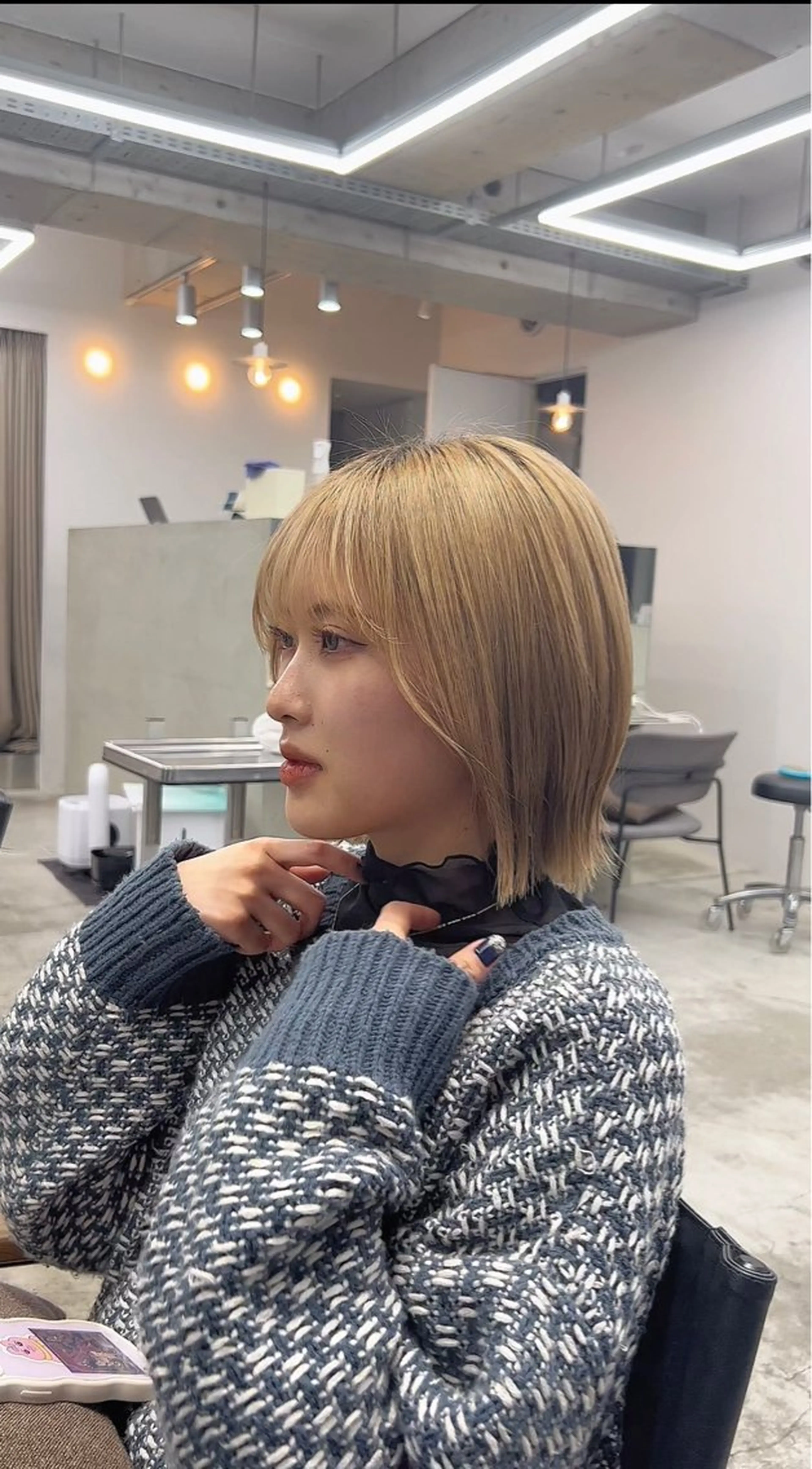 ショート ボブ 似合わせカット ショートヘア ぷつっとボブ/ ニシトモユキのヘアスタイル