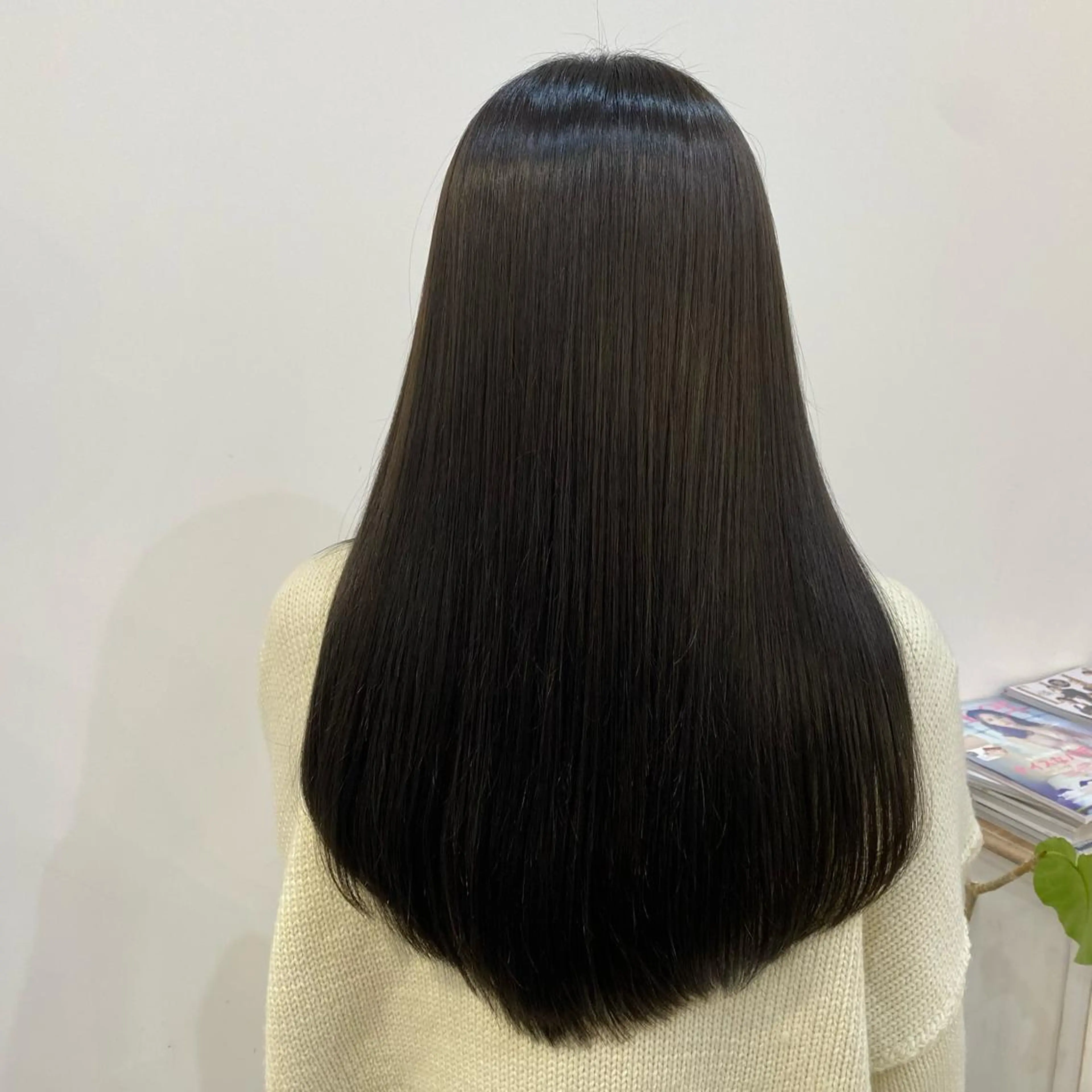 ロング カット 縮毛矯正 トリートメント 🍒透明感カラー/ emiri🍒のヘアスタイル
